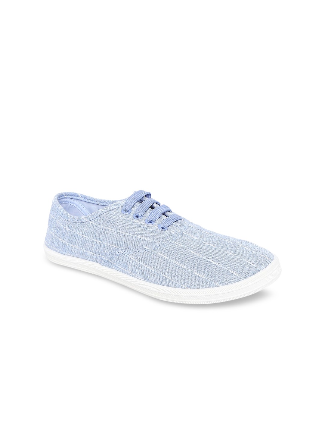 

Forever Glam by Pantaloons Women Blue Striped Sneakers