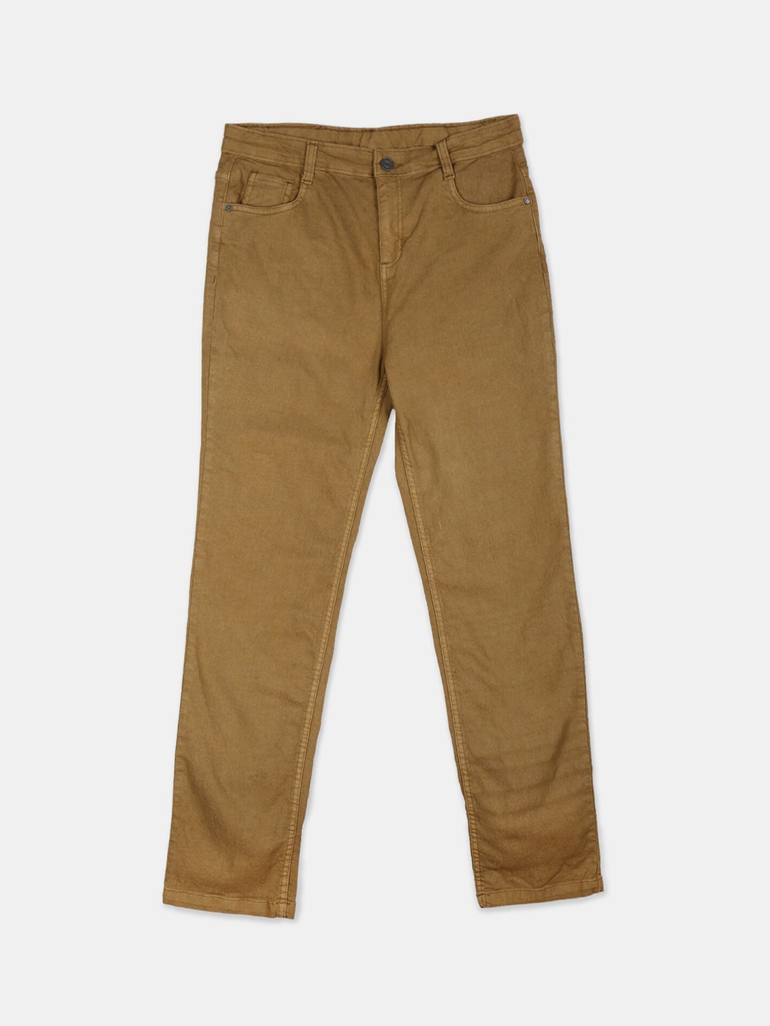 

Cherokee Boys Khaki Regular Fit Solid Colored Jeans
