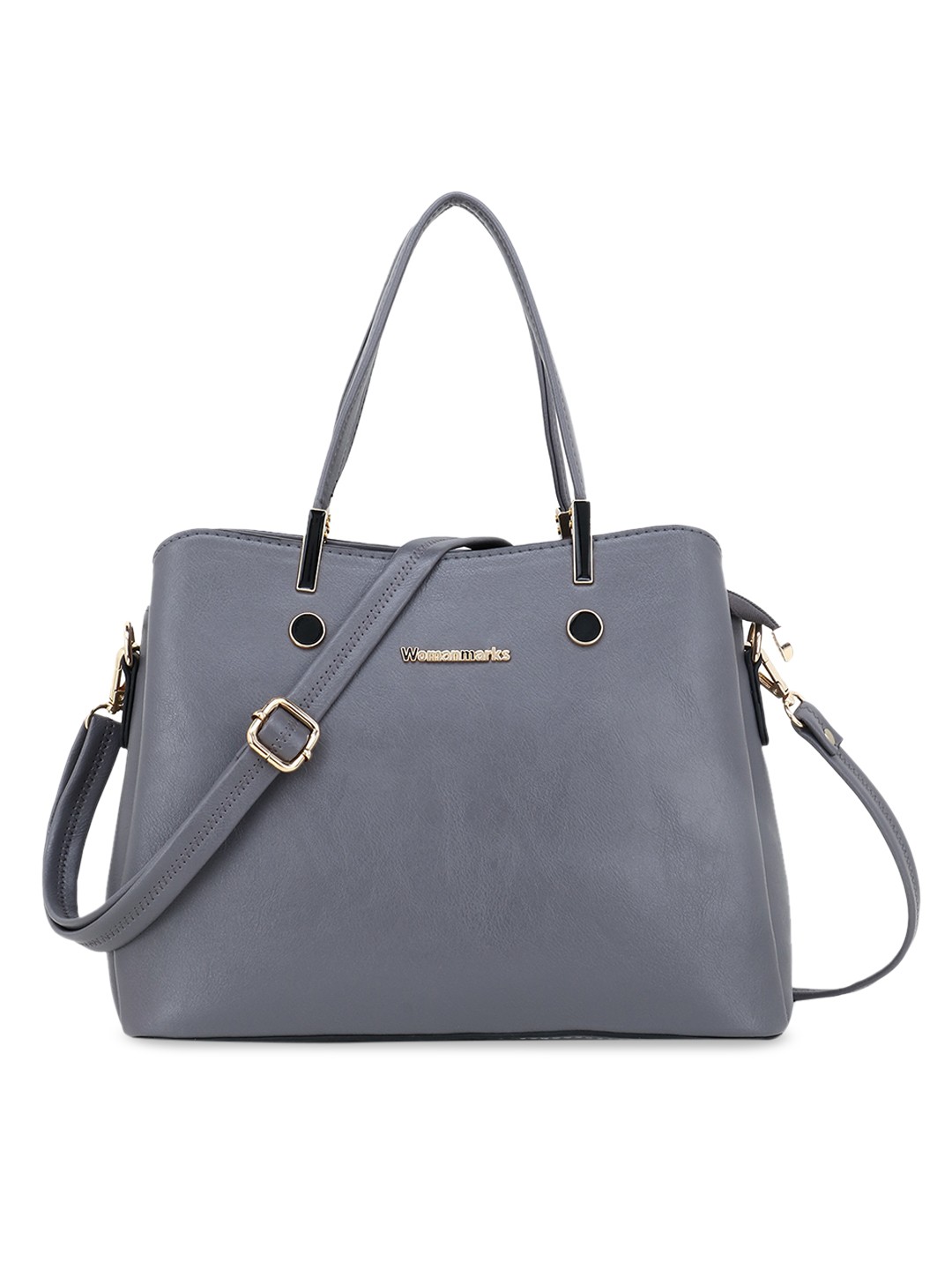 

WOMEN MARKS Women Grey Solid Handheld Bag