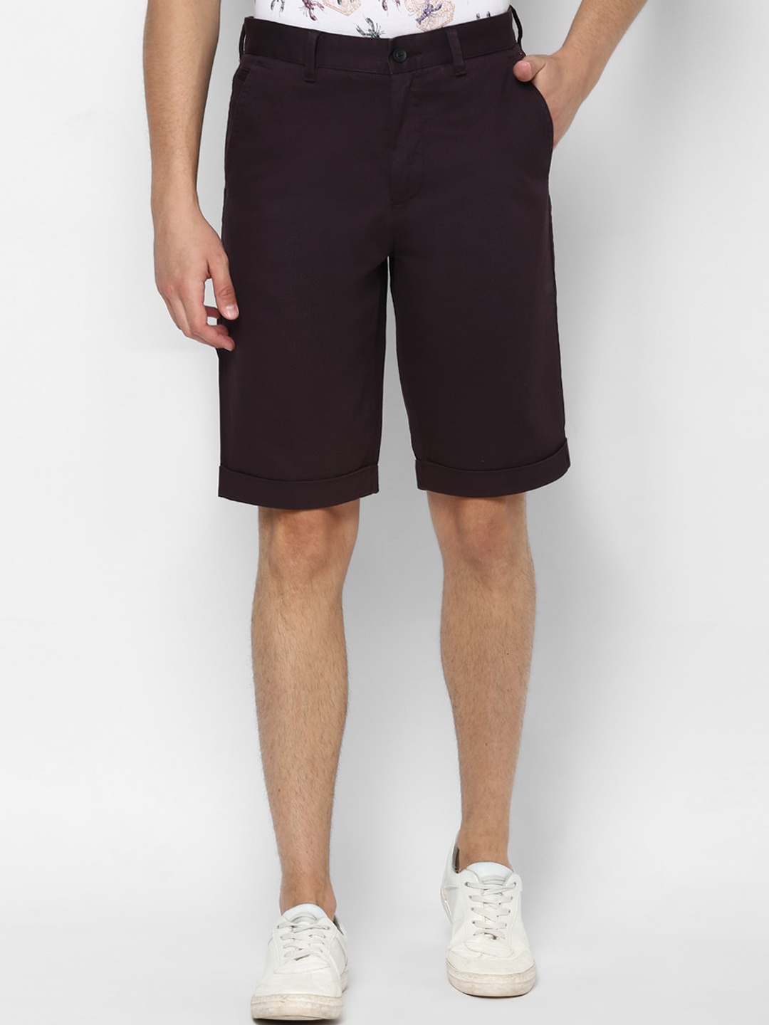 

SIMON CARTER LONDON Men Coffee Brown Solid Regular Fit Shorts