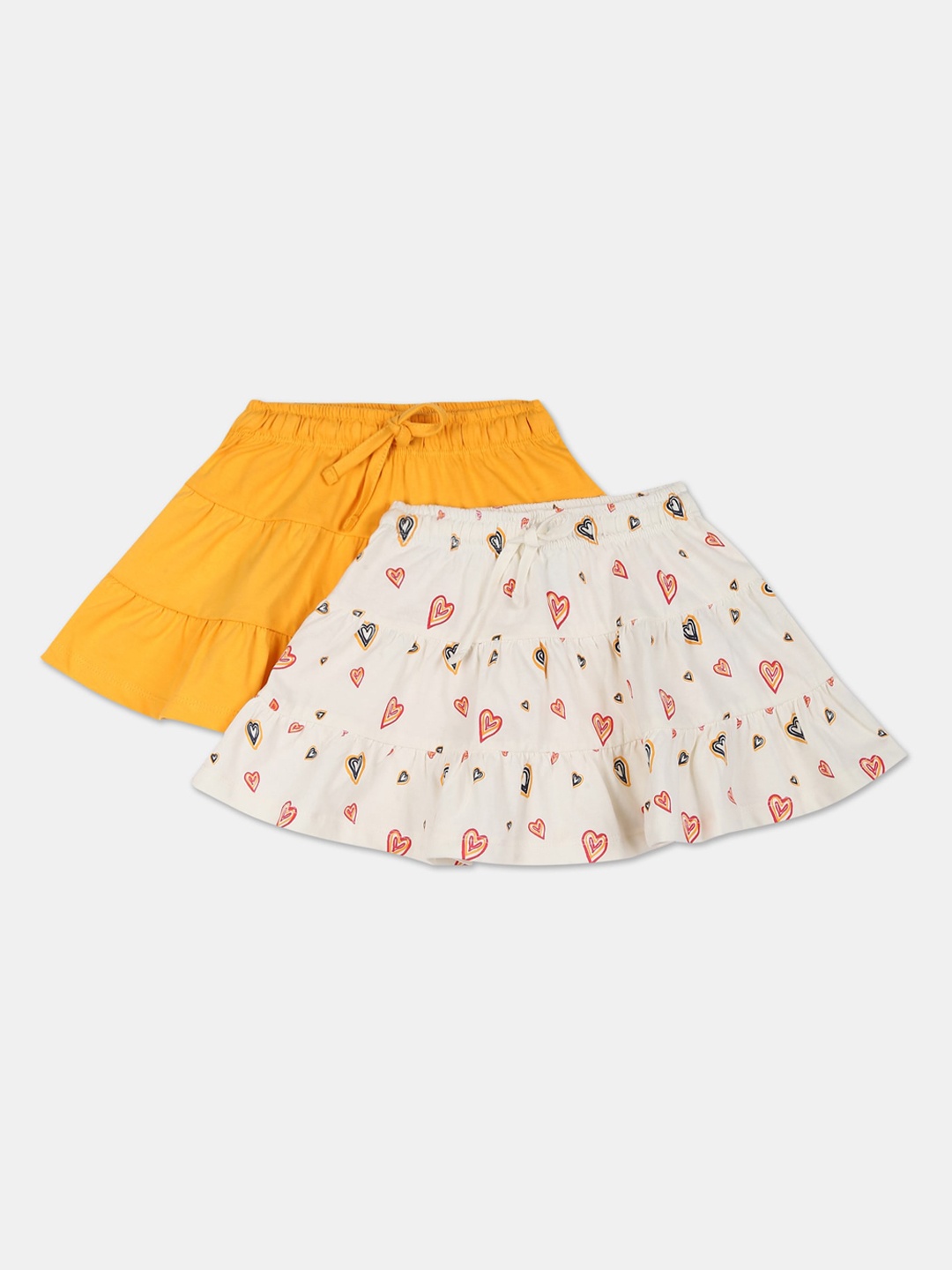 

Cherokee Girls Pack Of 2 Assorted Tiered Mini Skirts