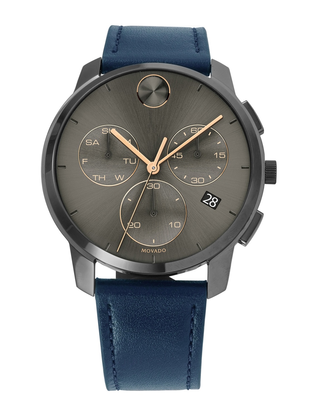 

MOVADO Men Grey Analogue Watch 3600720