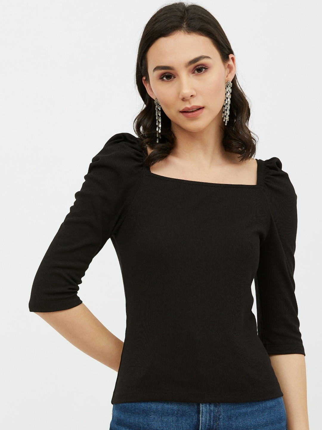 

Harpa Black Regular Top