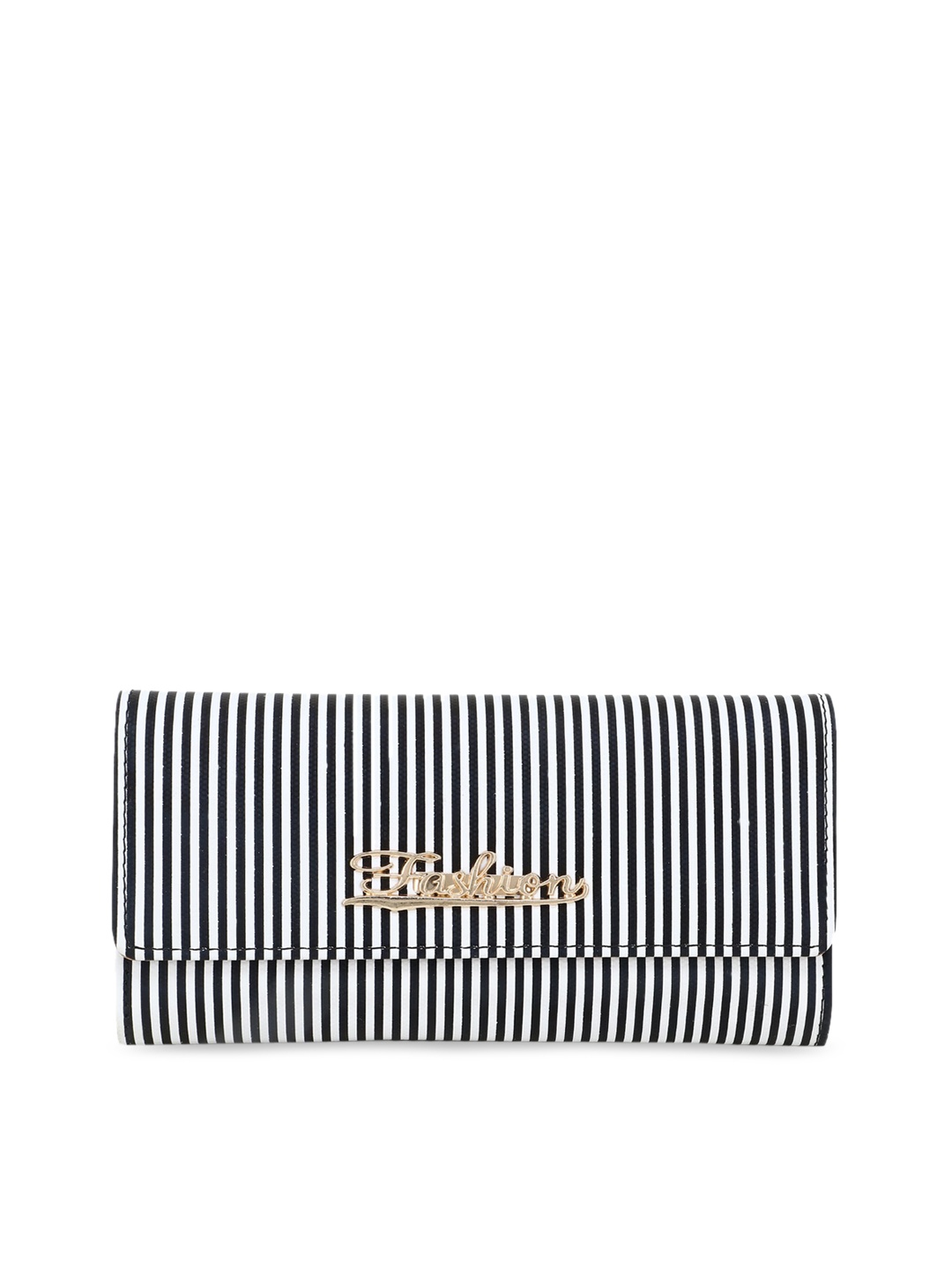 

WOMEN MARKS Black & White Striped Wallet