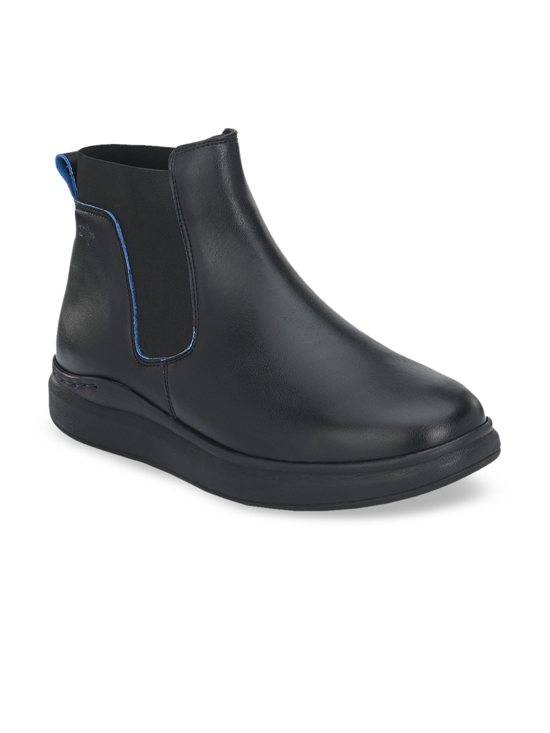 

Delize Men Black Flat Boots