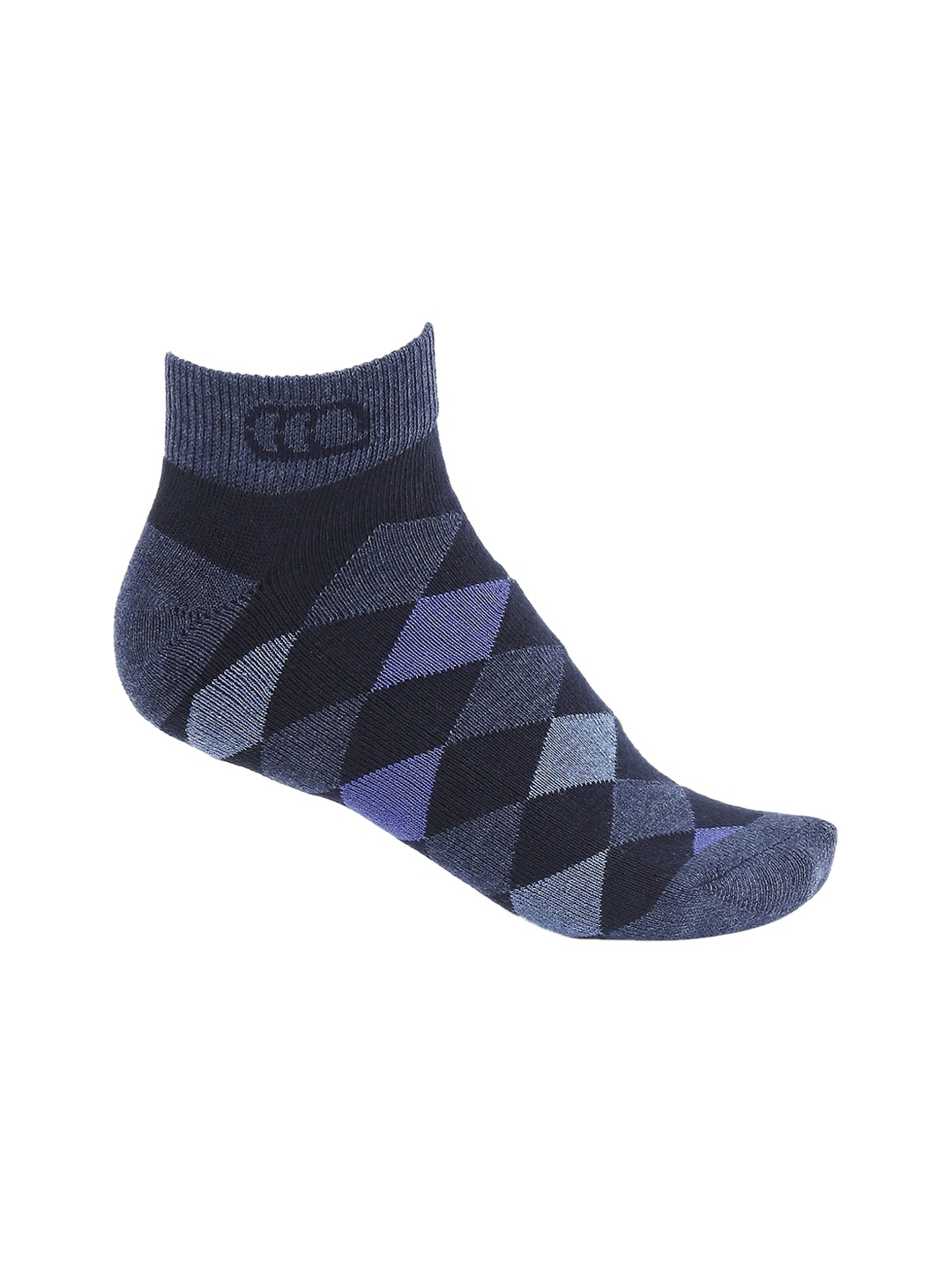 

Ajile by Pantaloons Men Navy Patterned Ankle-Length Socks, Navy blue