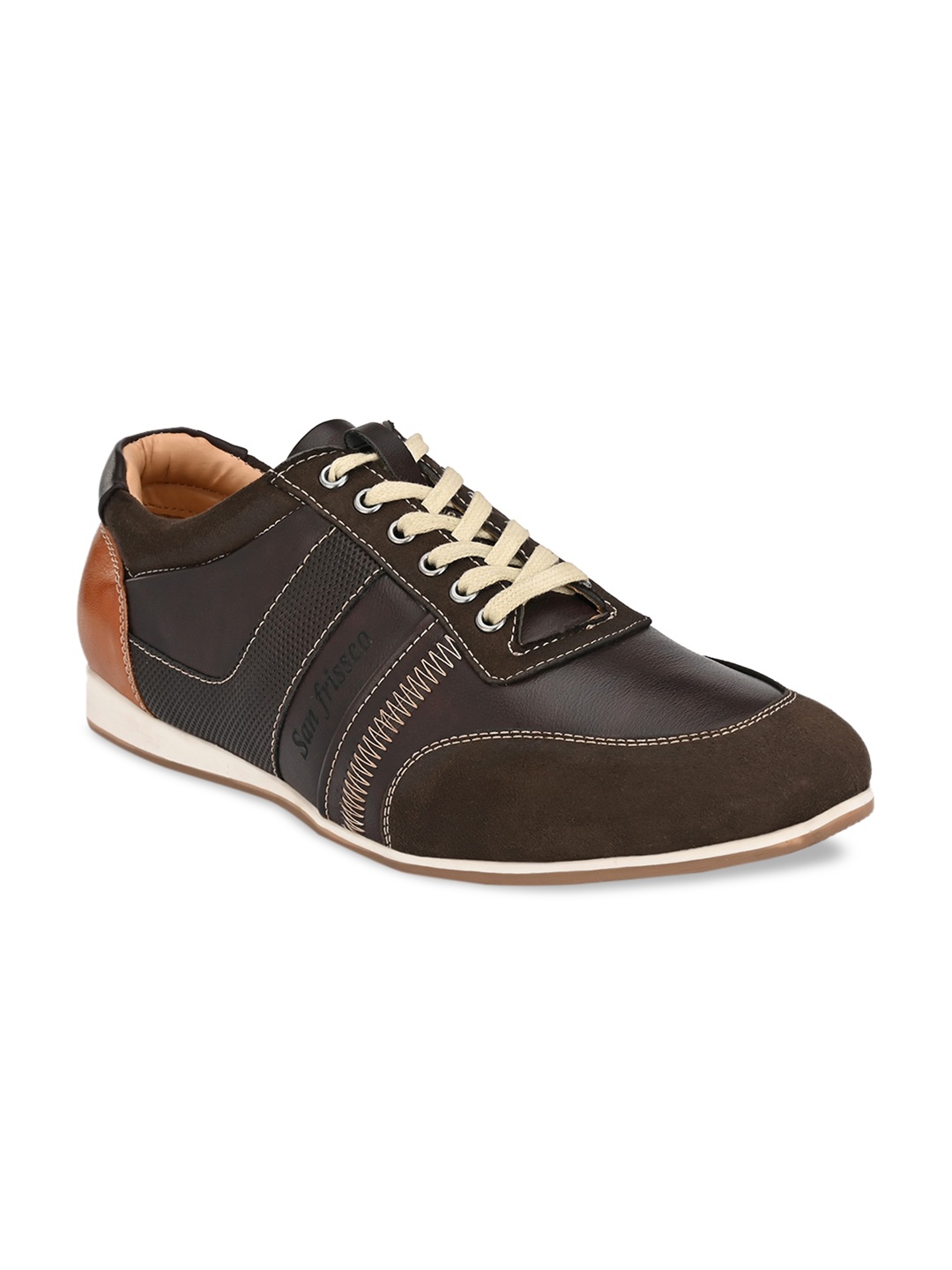 

San Frissco Men Brown Sneakers