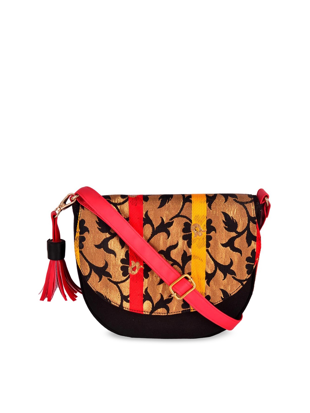 

REZZY Multicoloured Printed Sling Bag, Multi