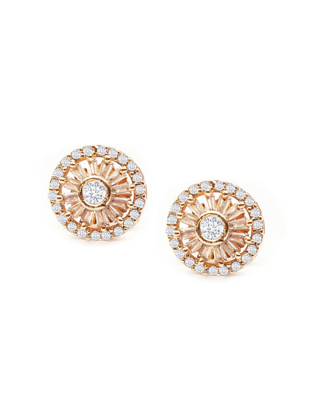 

OOMPH Rose Gold Contemporary Studs