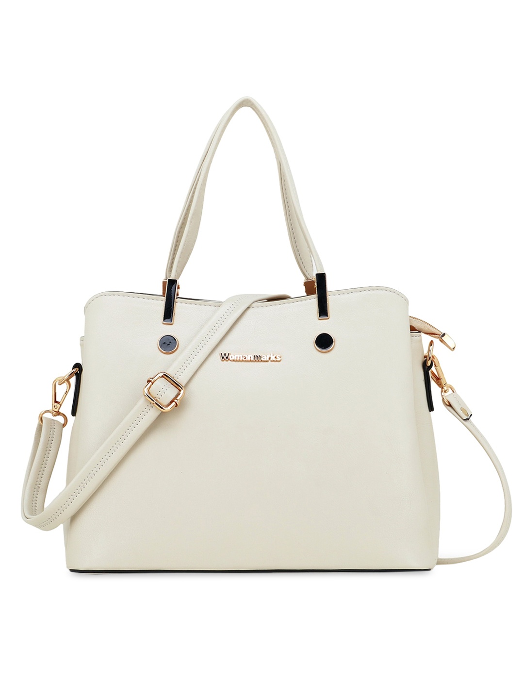 

WOMEN MARKS Women Cream Solid Handheld Bag