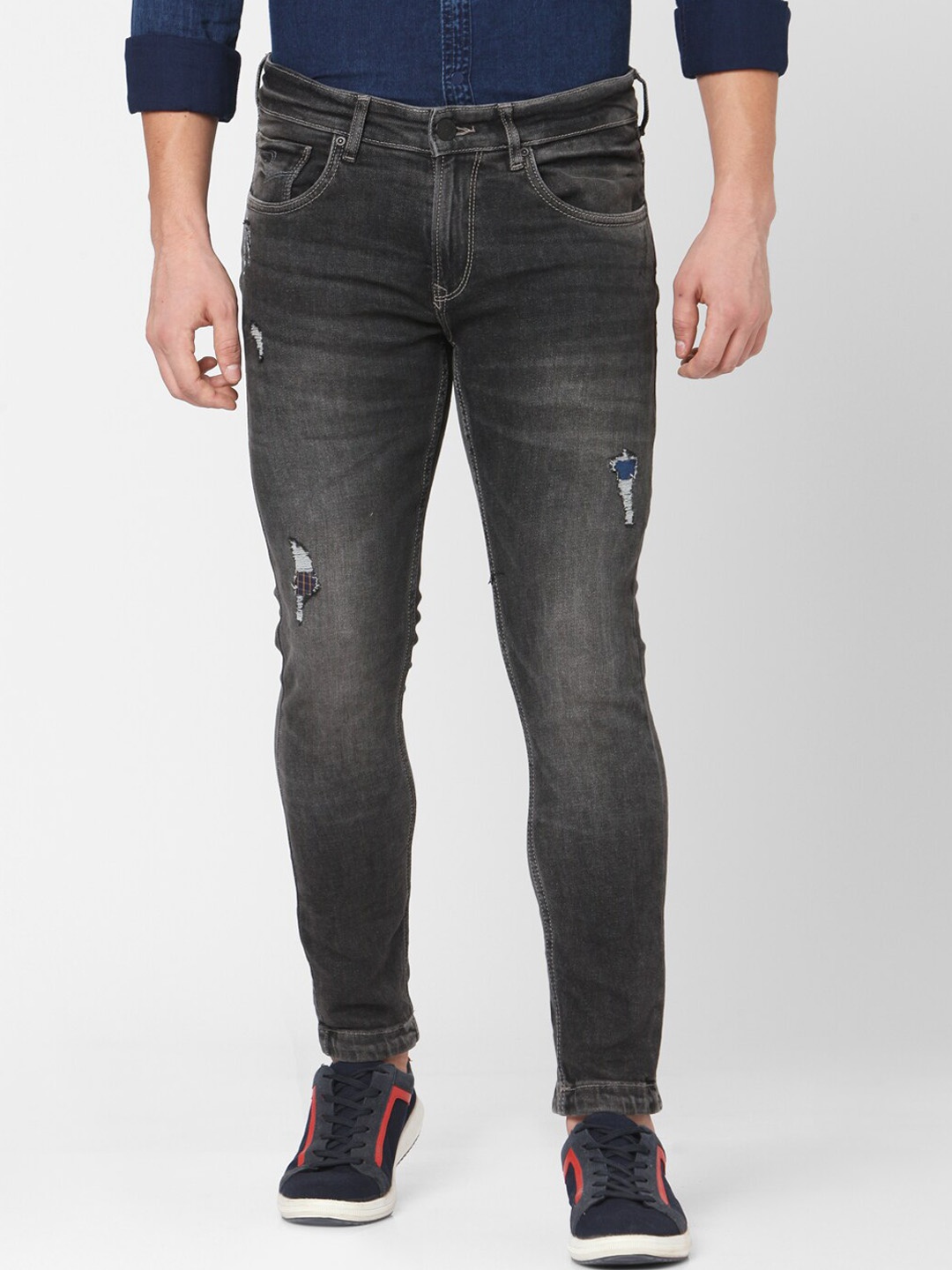 

SPYKAR Men Black Slim Fit Jeans