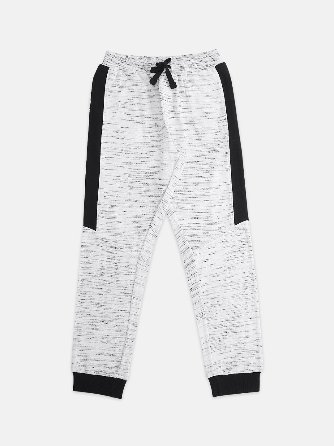 

Pantaloons Junior Boys Off-White Solid Straight-Fit Joggers