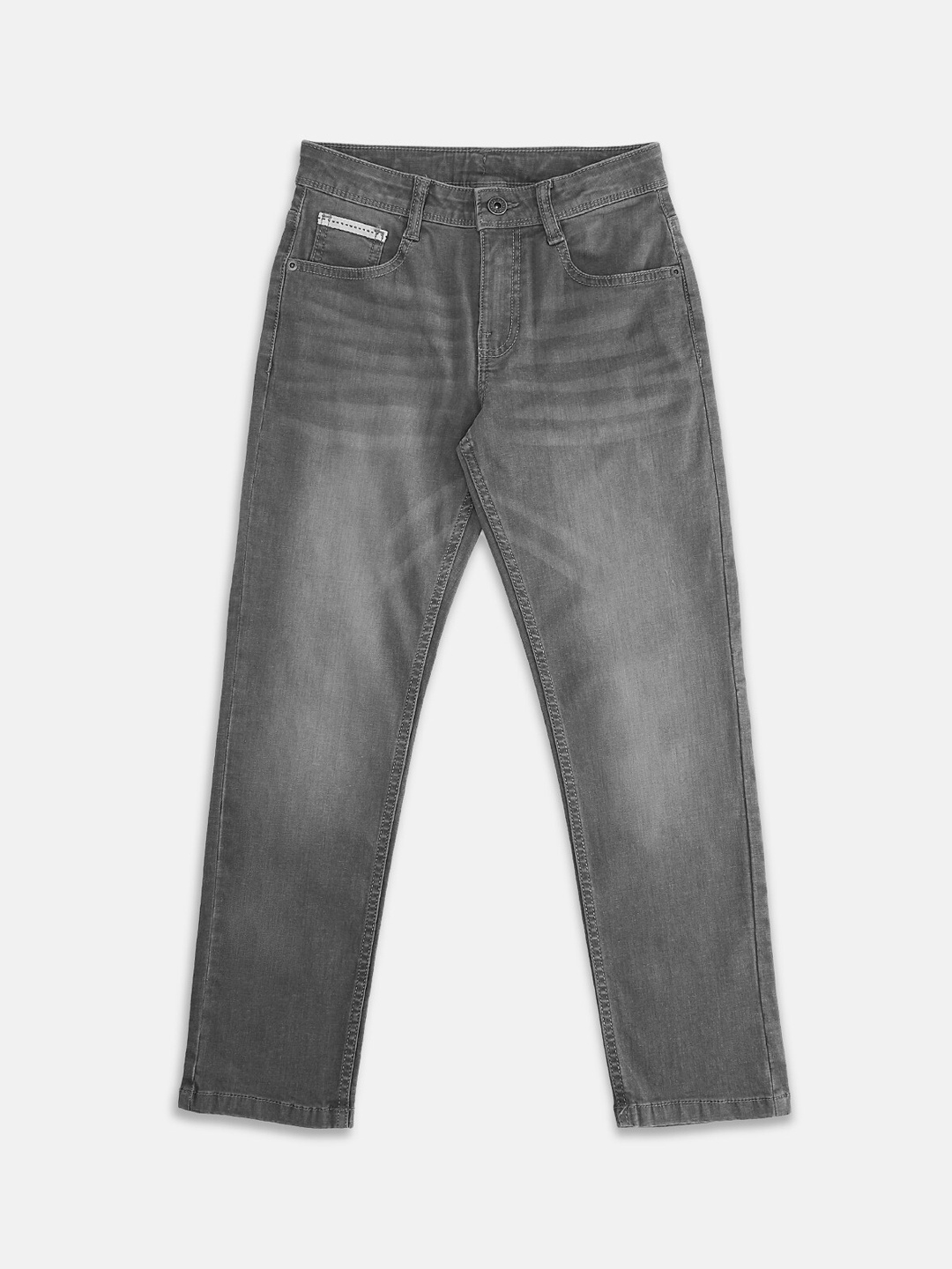 

Pantaloons Junior Boys Grey Tapered Fit Jeans