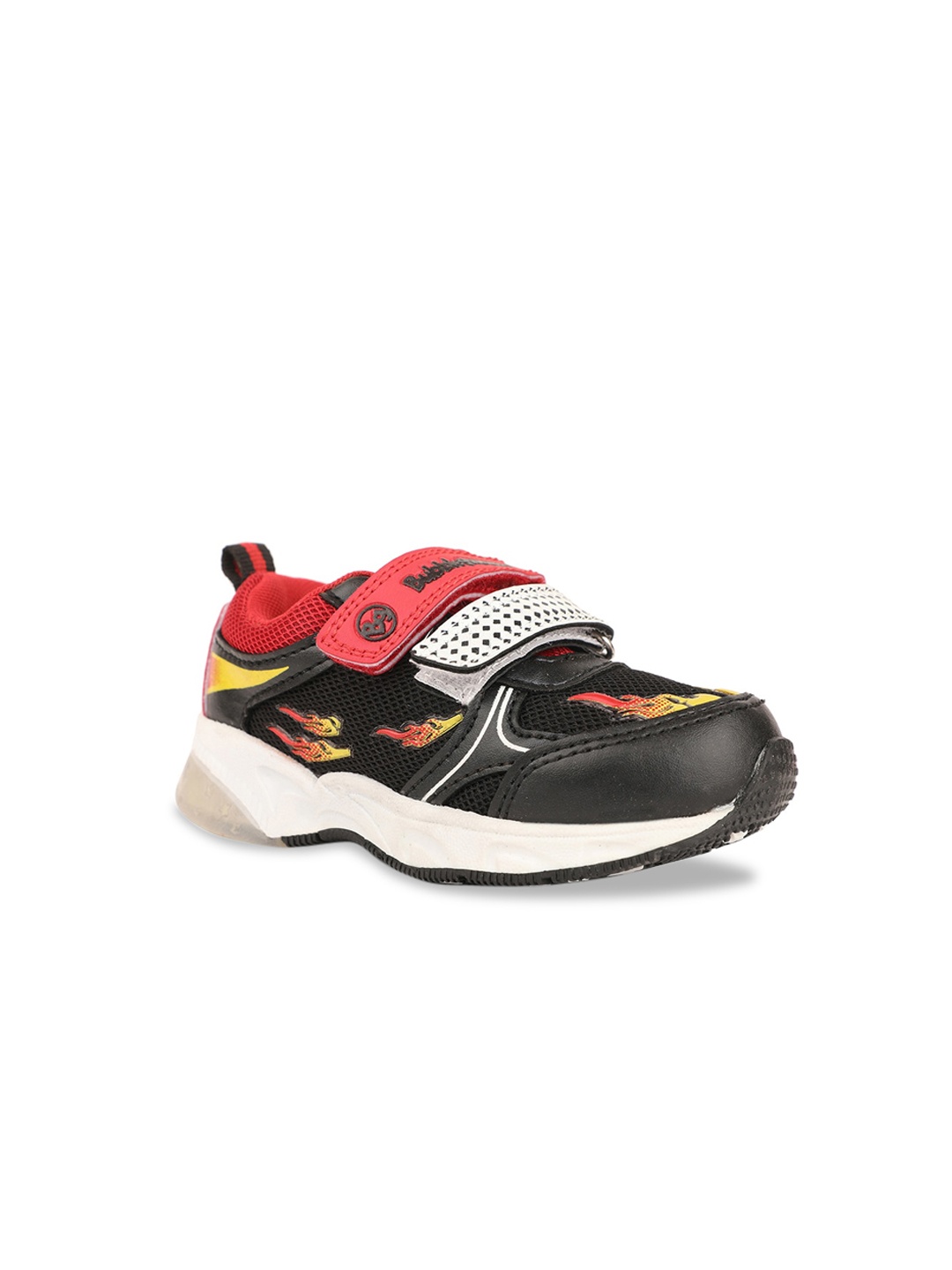 

Bubblegummers Boys Black & Red Colourblocked Driving Shoes