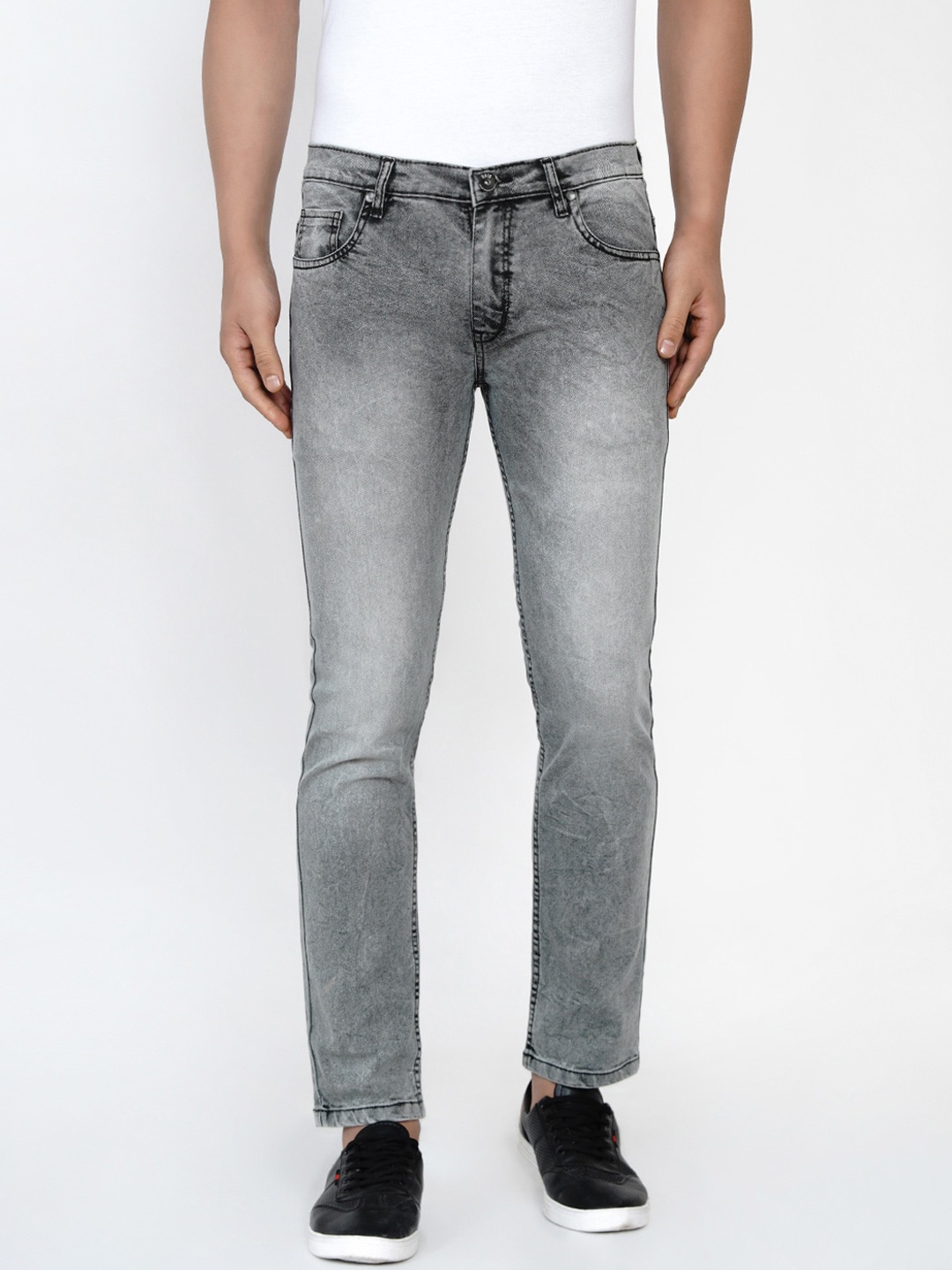 

Dais Men Grey Slim Fit Jeans