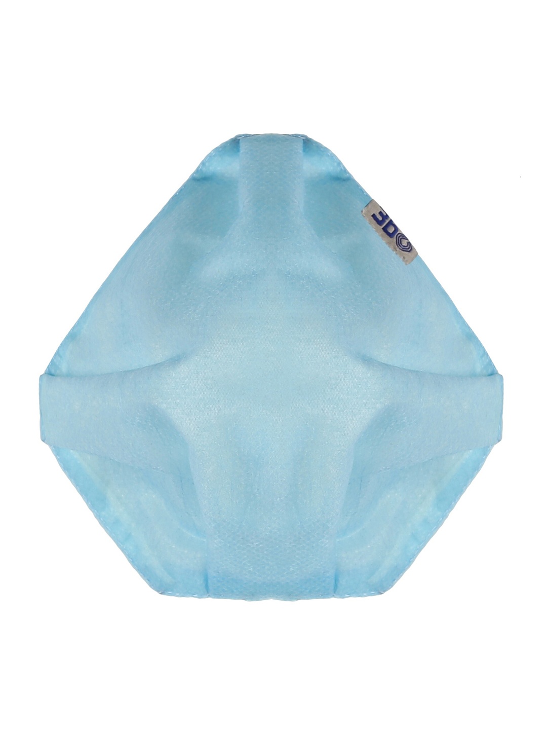 

3BO Women Pack Of 30 Deltoid Air Cotton Face Masks, Blue