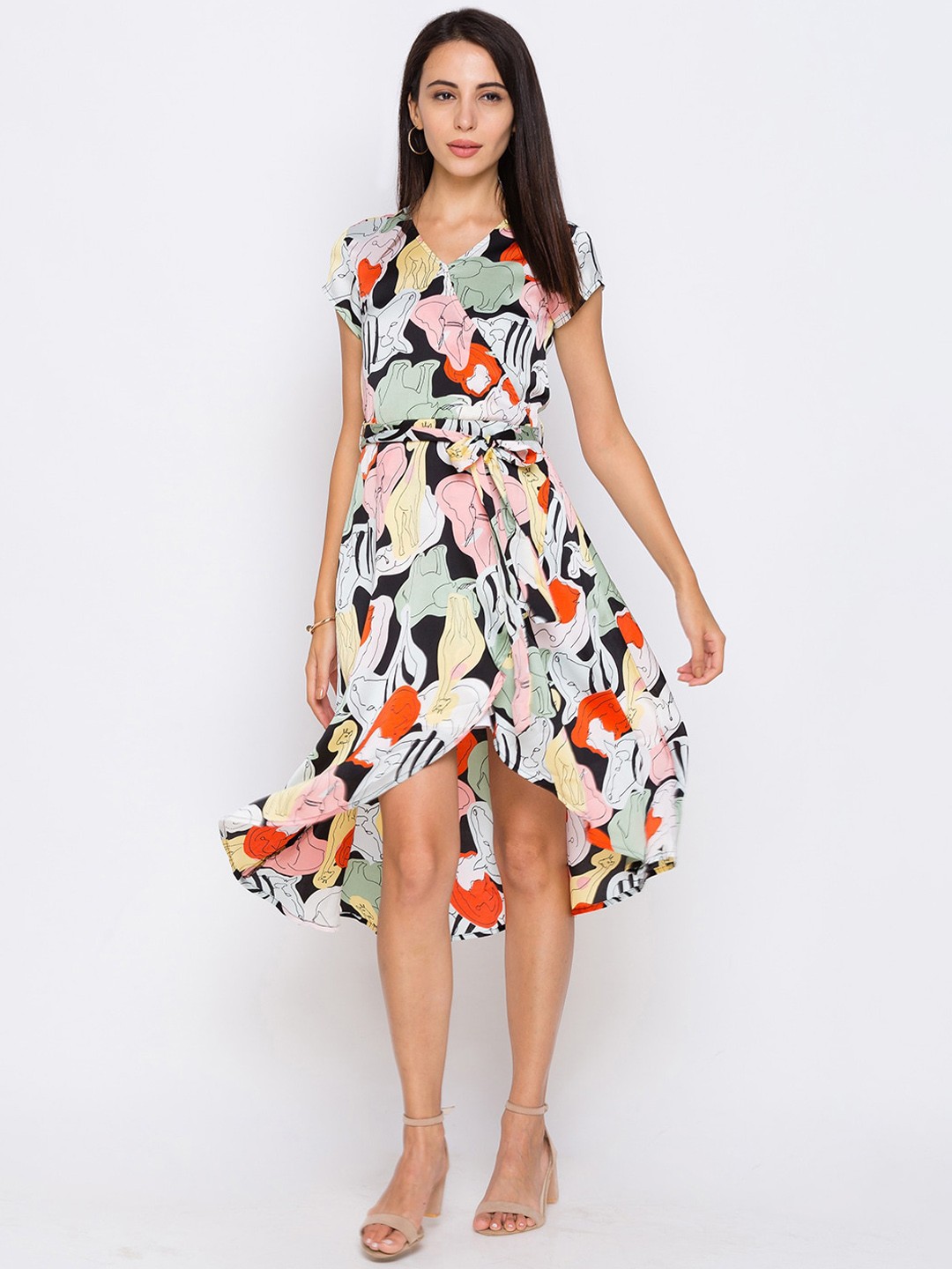 

Globus Women Multicoloured Printed A-Line Dress, Multi