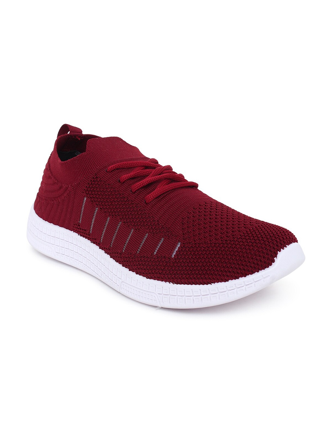 

Champs Men Maroon Mesh Running Shoes