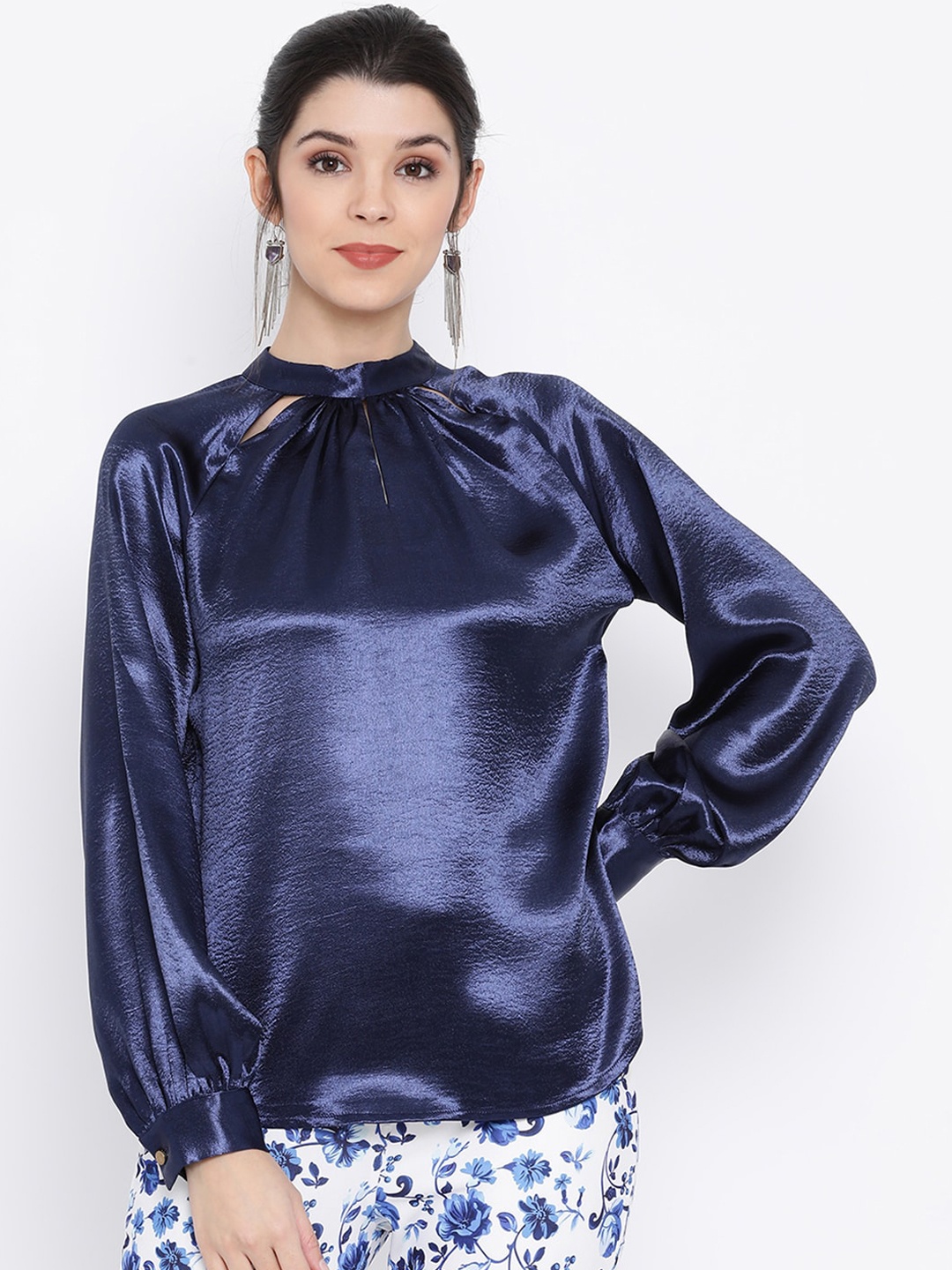 

ZOELLA Navy Blue Regular Top