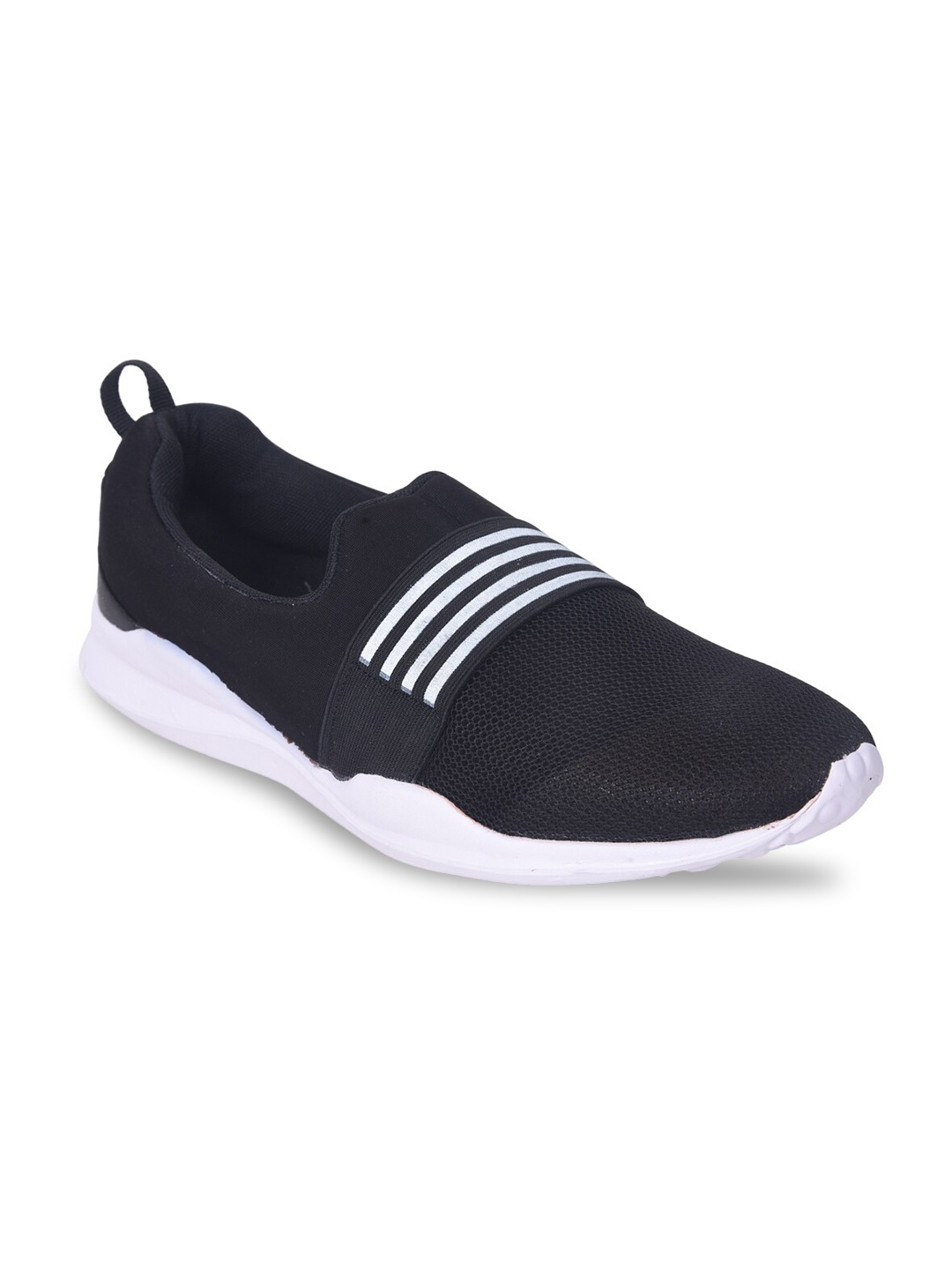 

IMPAKTO Men Black Mesh Walking Shoes