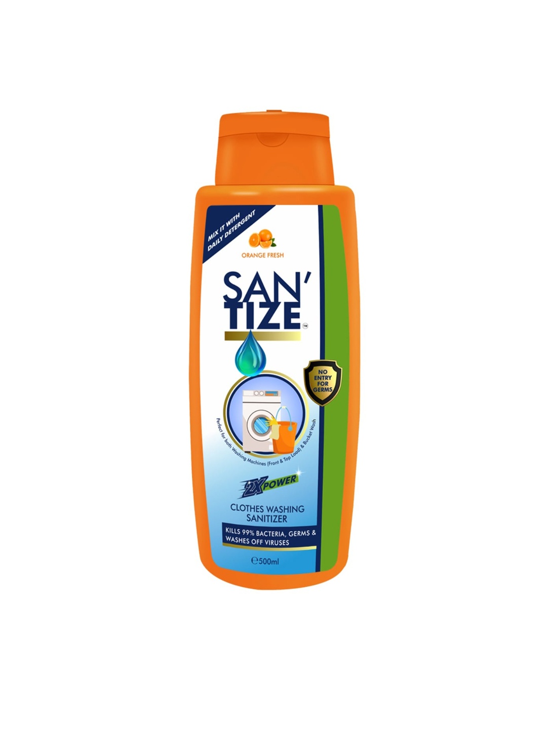 

Indus Valley Clothes Washing Sanitizer Orange Fresh 2x Power - 500 ml