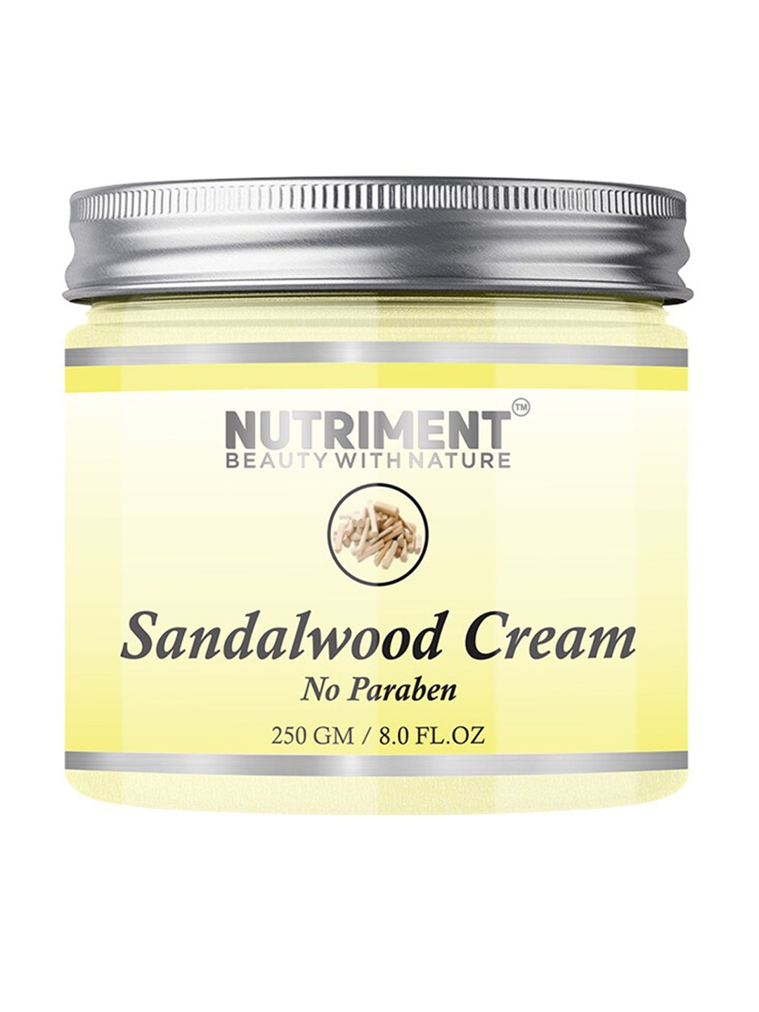 

Nutriment Unisex Sandalwood Cream 250 gm, Transparent