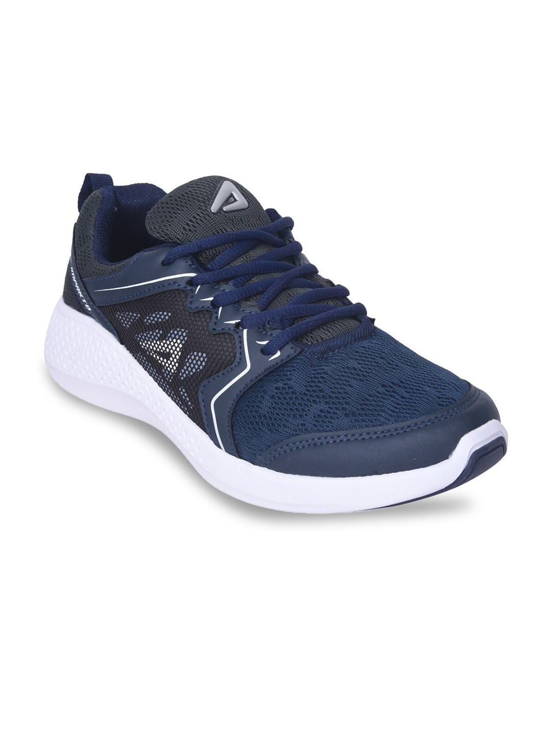 

IMPAKTO Men Blue Mesh Running Shoes