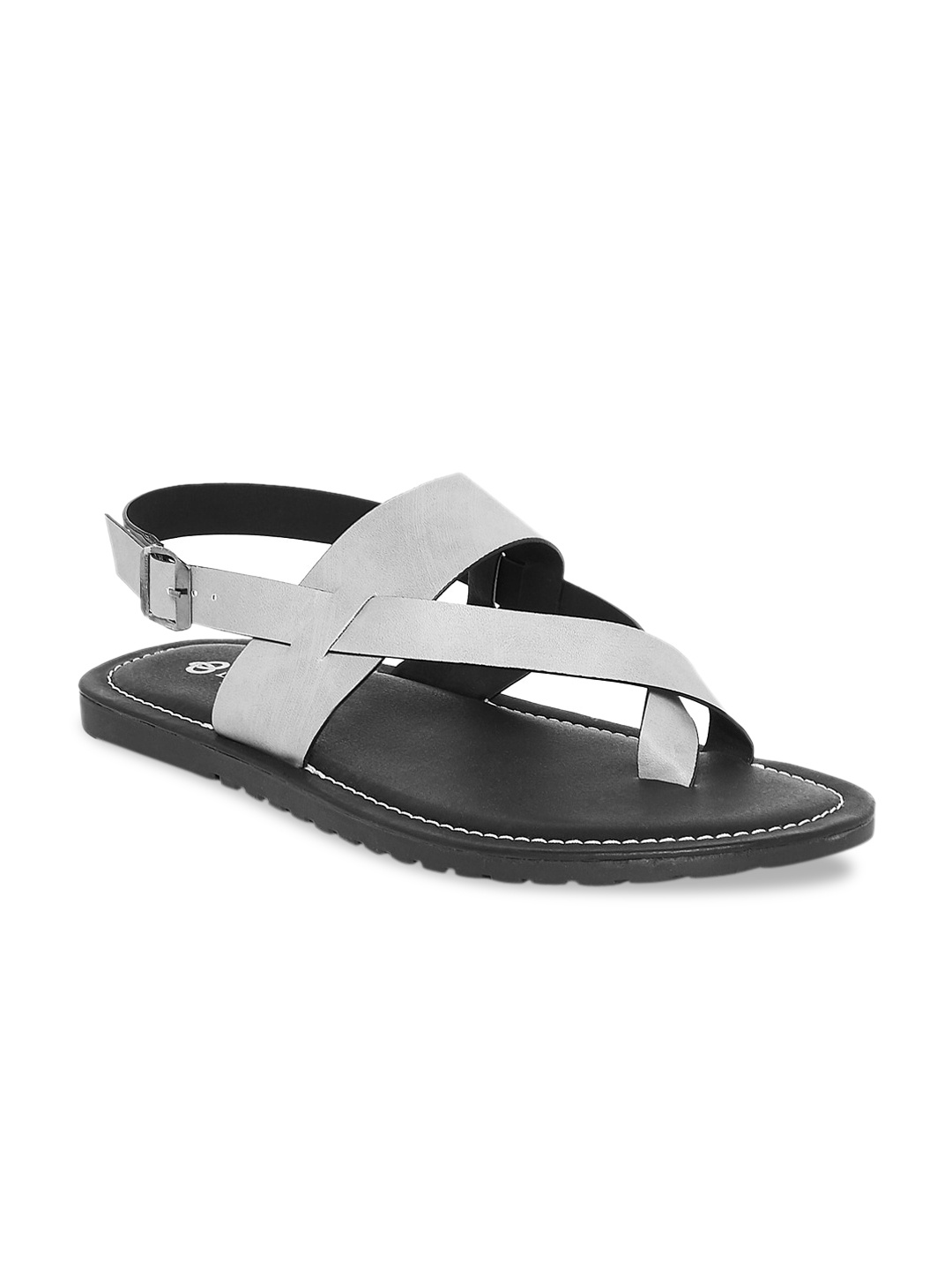 

BYFORD by Pantaloons Men Grey Sandals