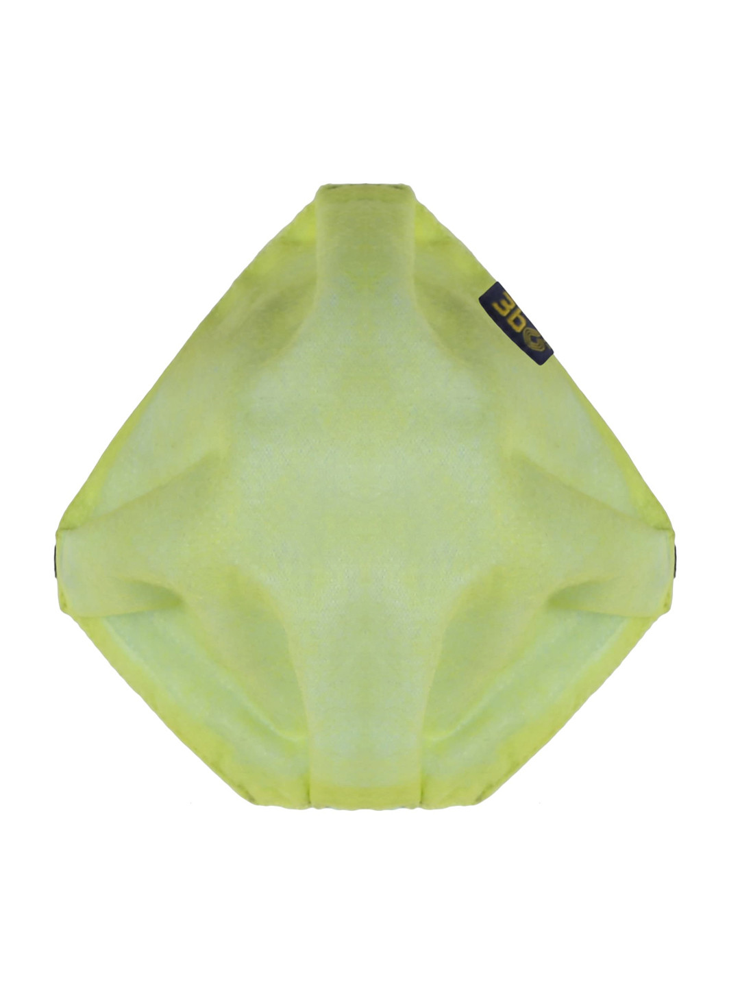 

3BO Women Pack Of 30 Yellow 3-Ply Solid Cotton Cloth Masks