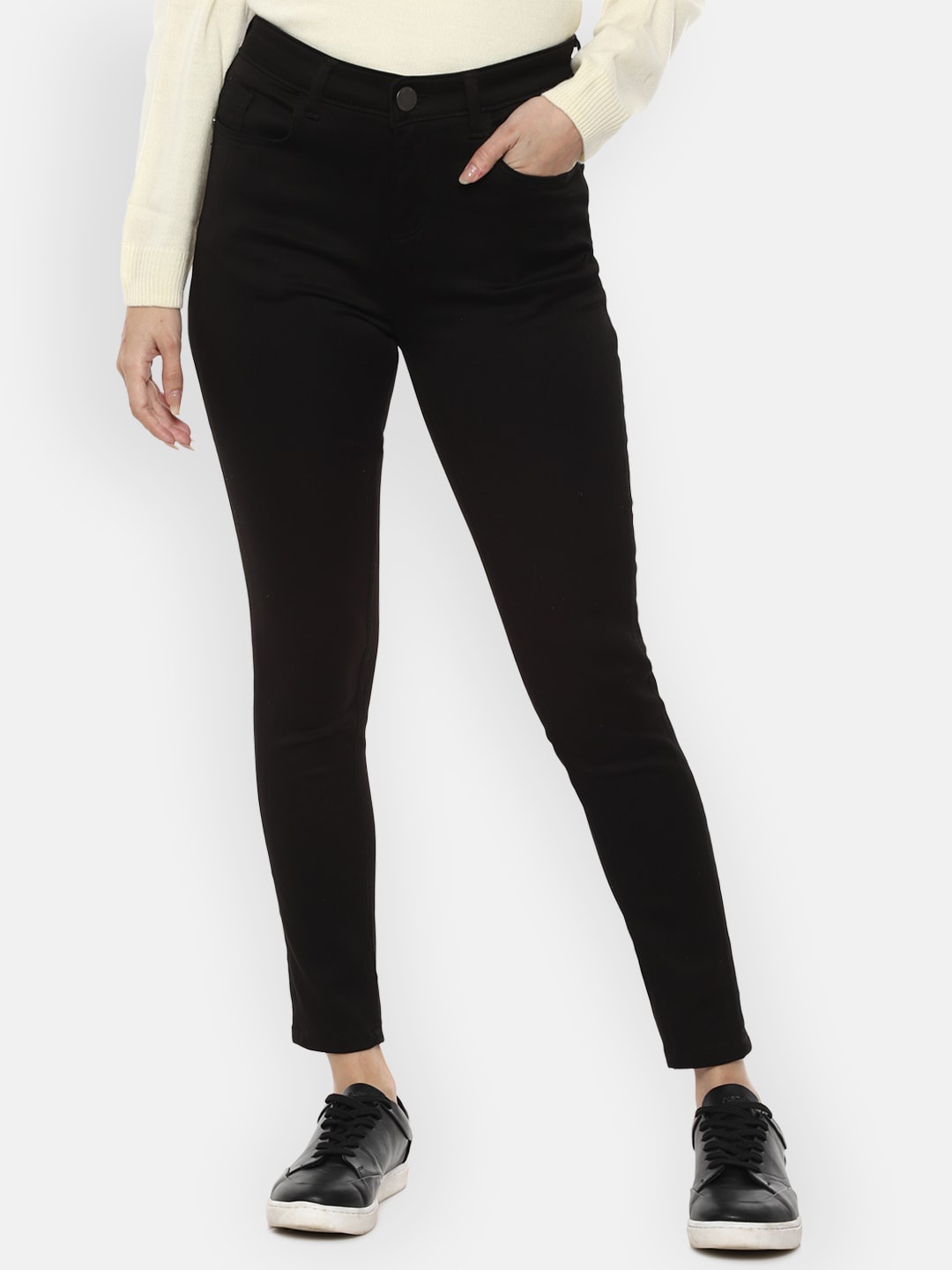 

Van Heusen Woman Black Skinny Fit Jeans
