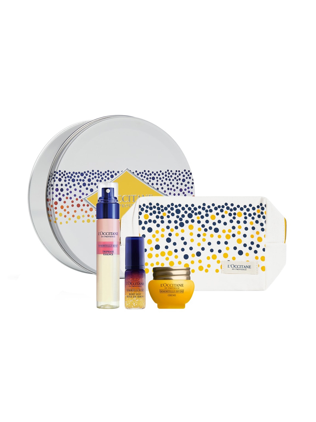 

LOccitane en Provence Unisex Immortelle Youth Kit 84 ml, Transparent