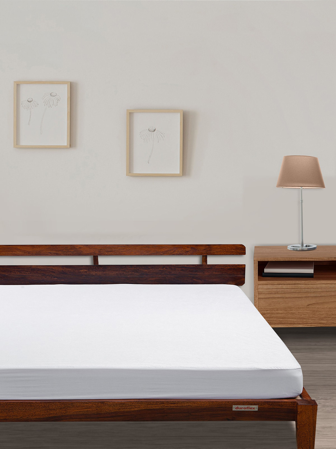 

Duroflex White Duro Safe - Antiviral Mattress Protector