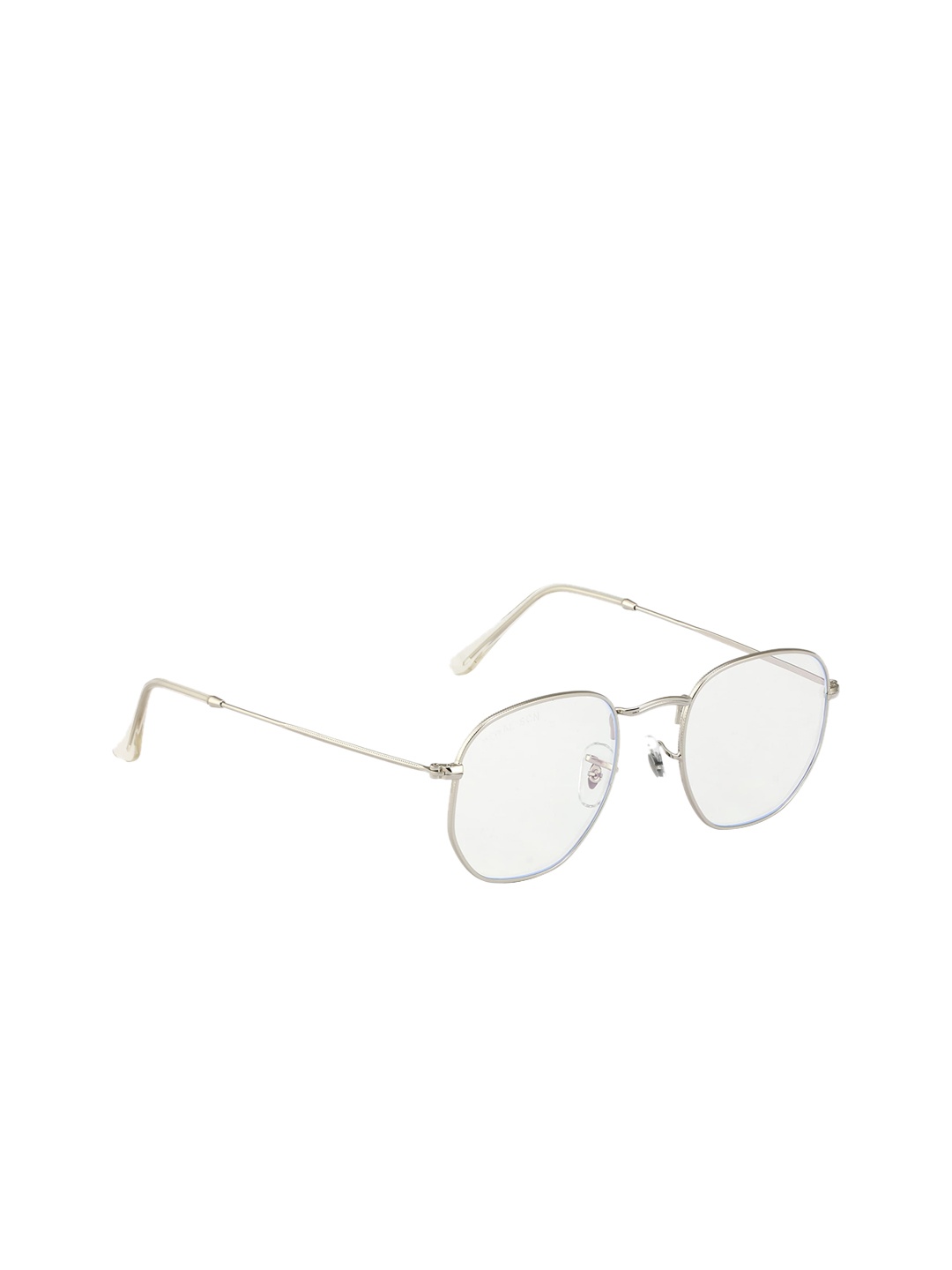 

ROYAL SON Unisex Silver-Toned Full Rim Oval Frames