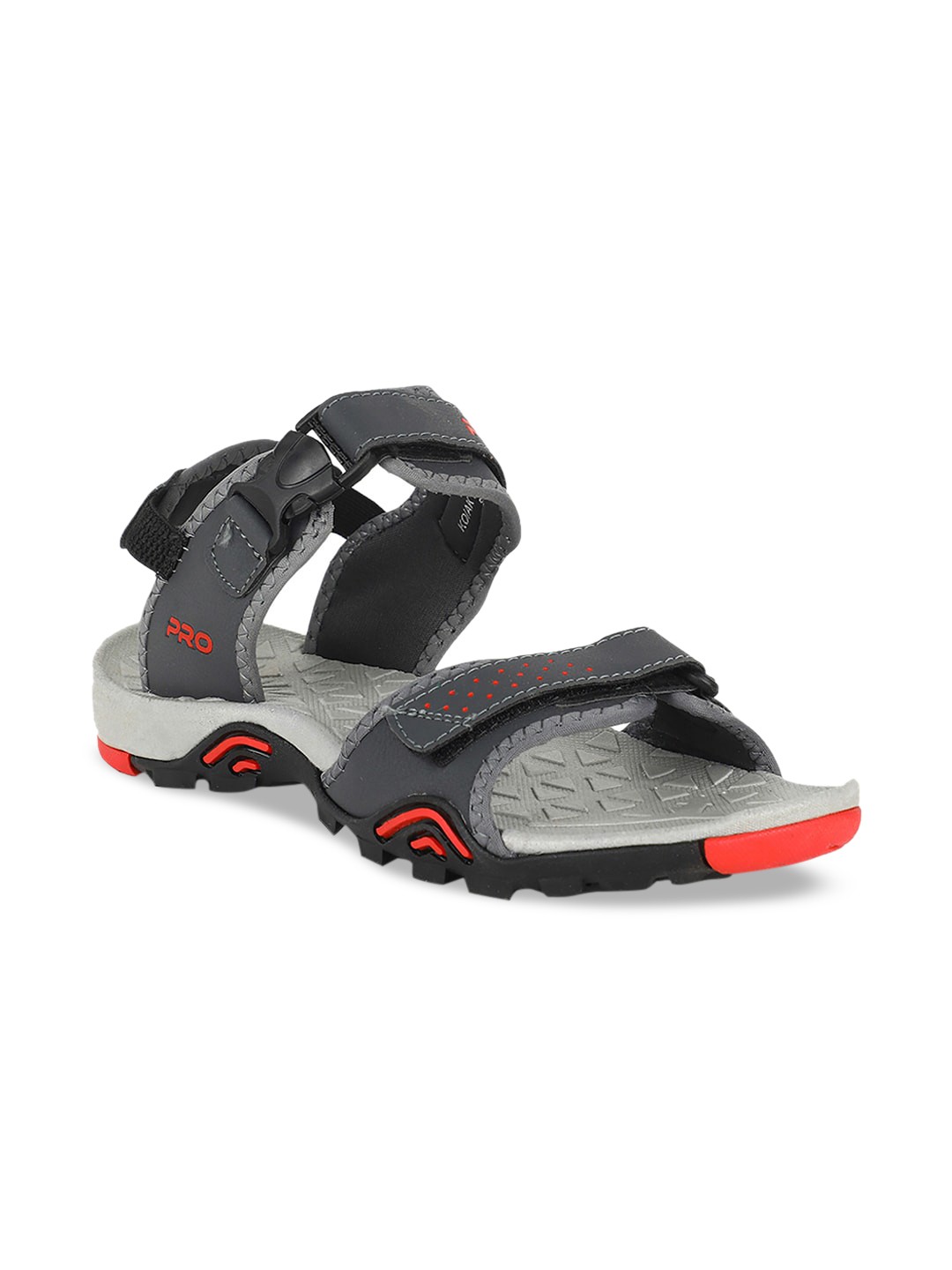 

Khadims Men Grey Comfort Sandals
