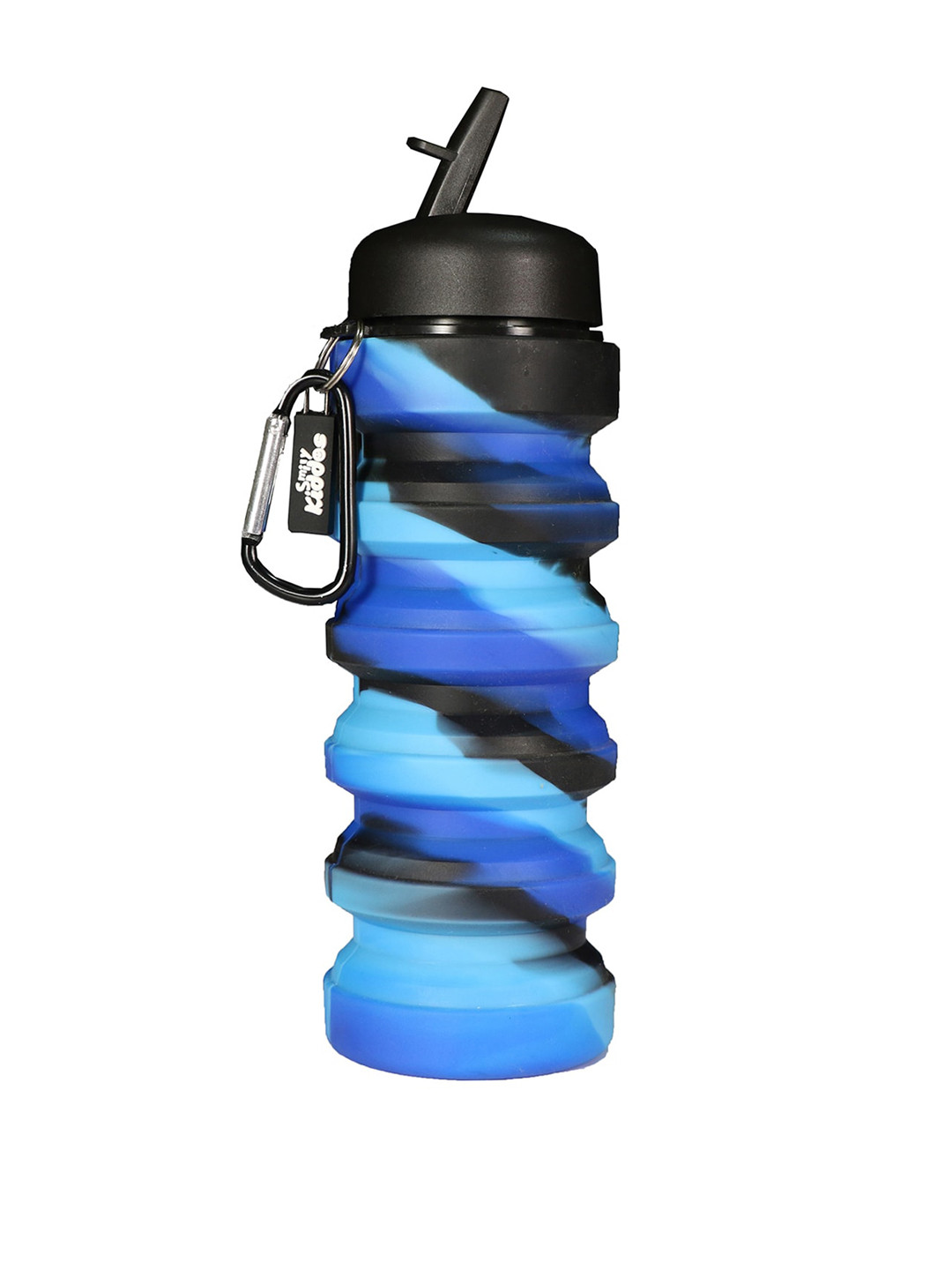 

Smily Kiddos Kids Blue & Black Printed Foldable Water Bottle 500 ml