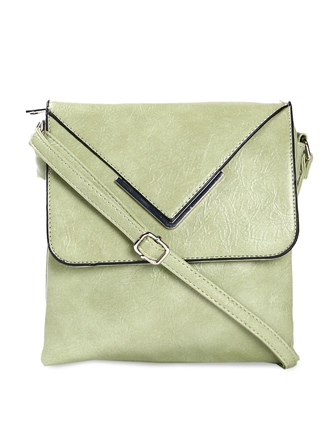 

FOREVER 21 Green Textured Sling Bag