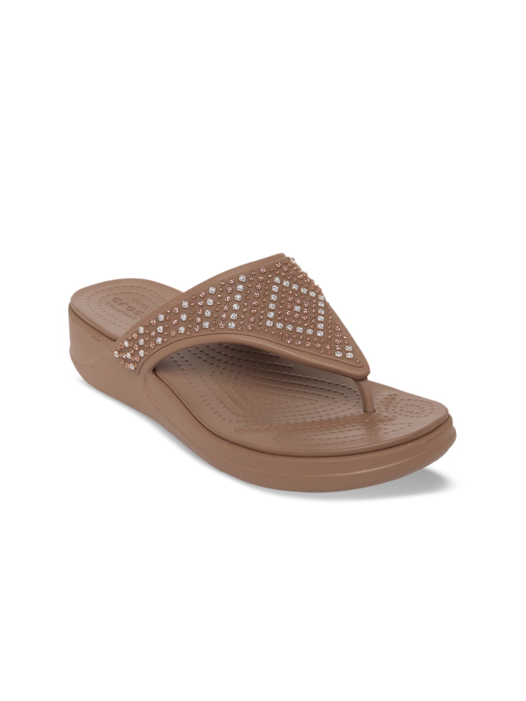 

Crocs Monterey Women Brown Textured Sandals