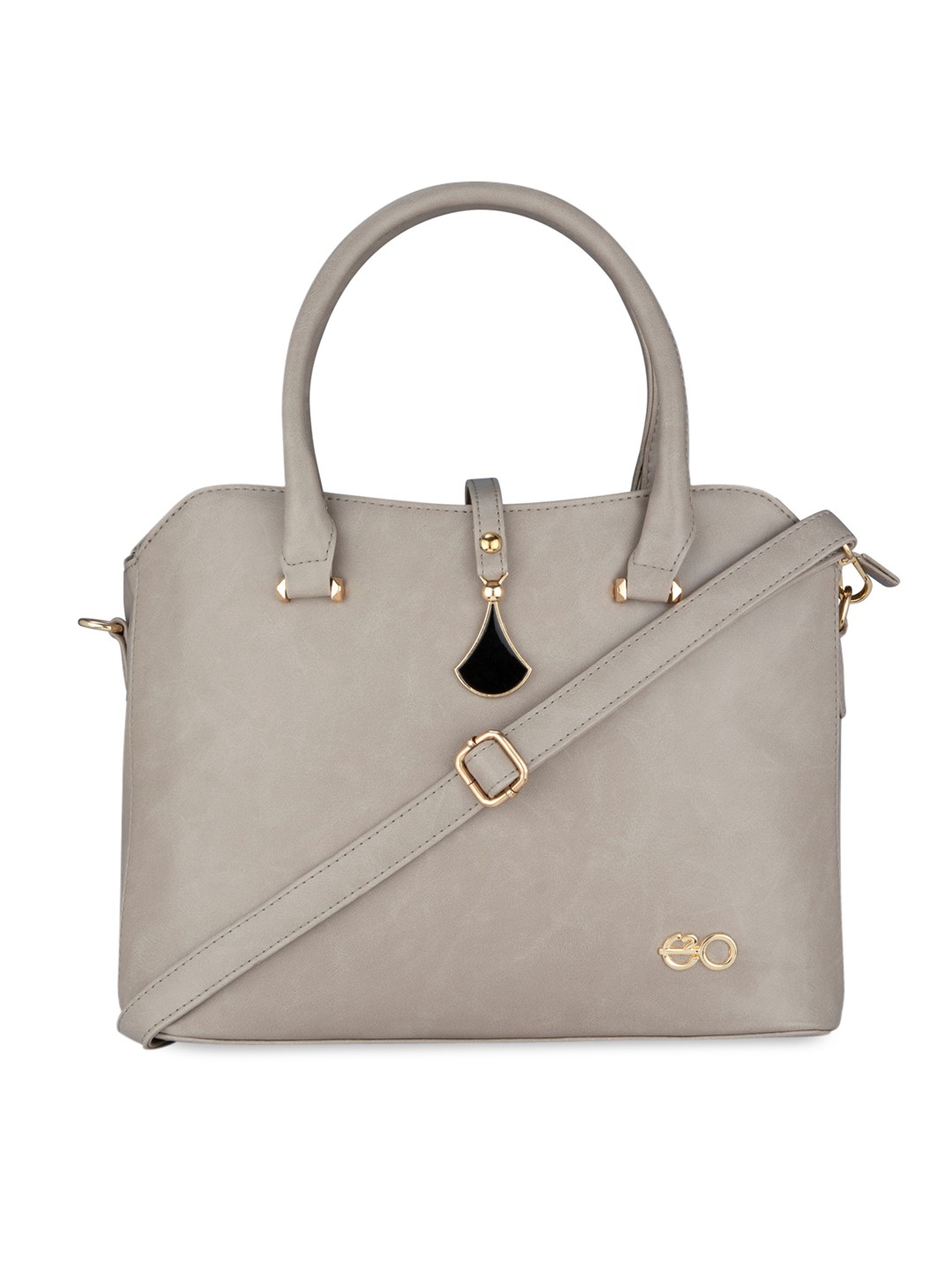 

E2O Grey Solid Handheld Bag