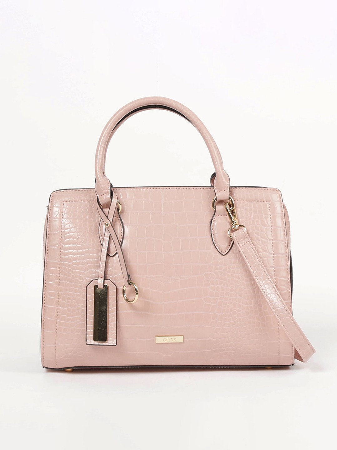 

CODE by Lifestyle Pink Textured Handheld Bag