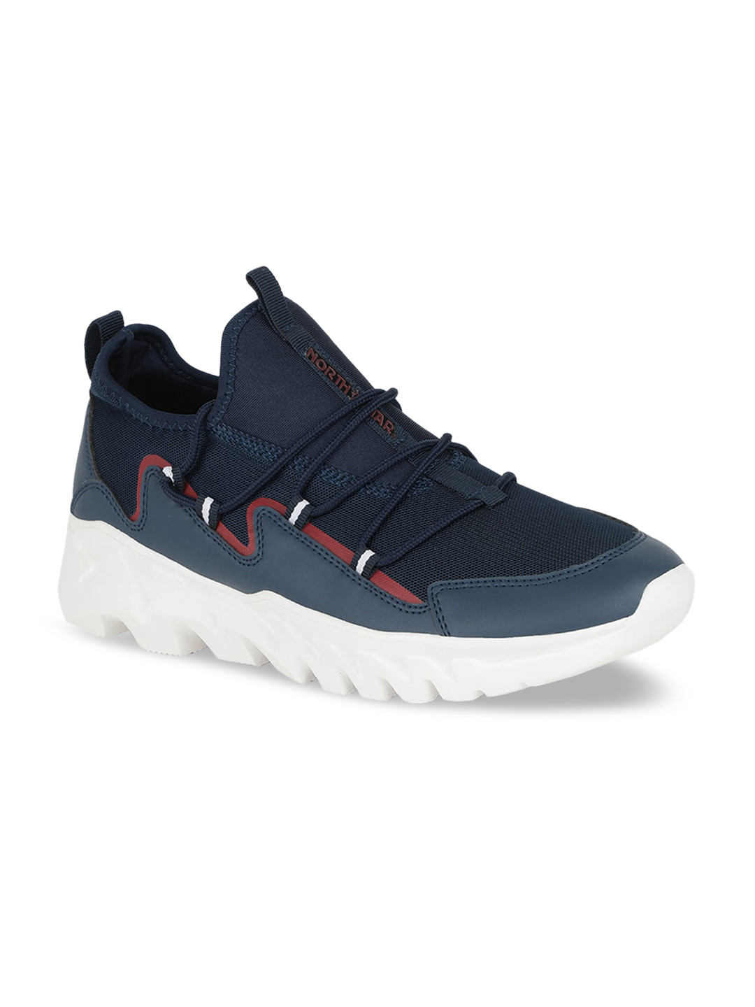 

North Star Men Navy Blue Colourblocked Sneakers