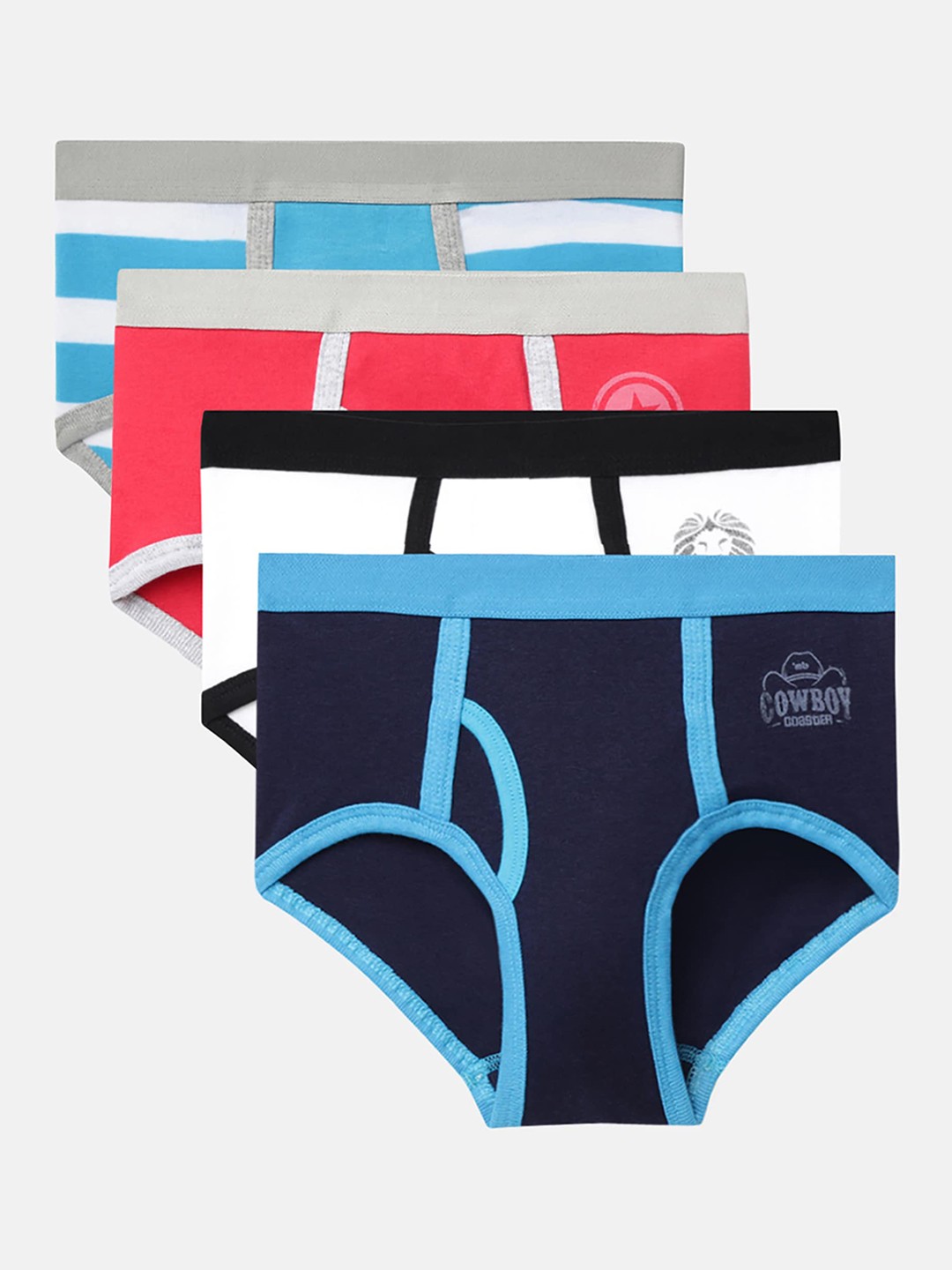 

MTB Boys Pack Of 4 Assorted Basic Briefs P1-PK4