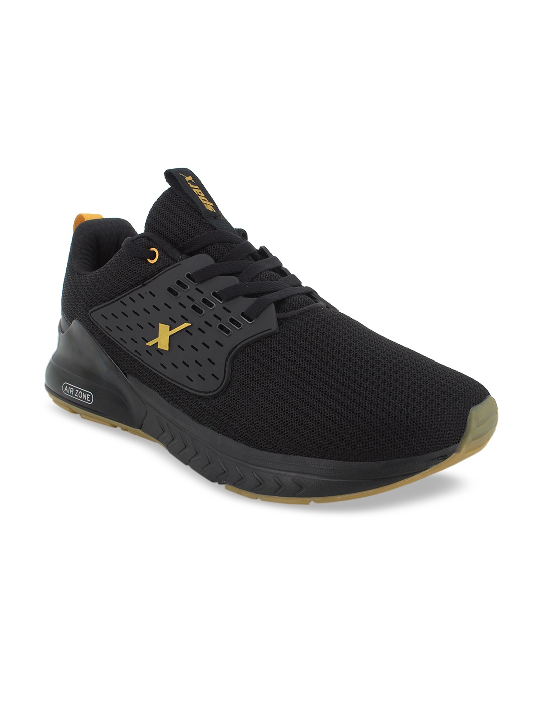 Sparx Men Black Mesh Running Shoes