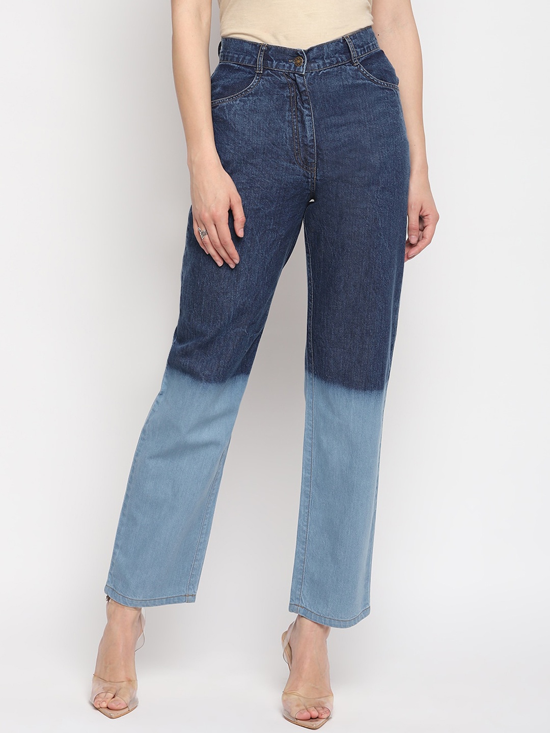 

OTORVA Women Blue Regular Fit Mid-Rise Clean Look Jeans