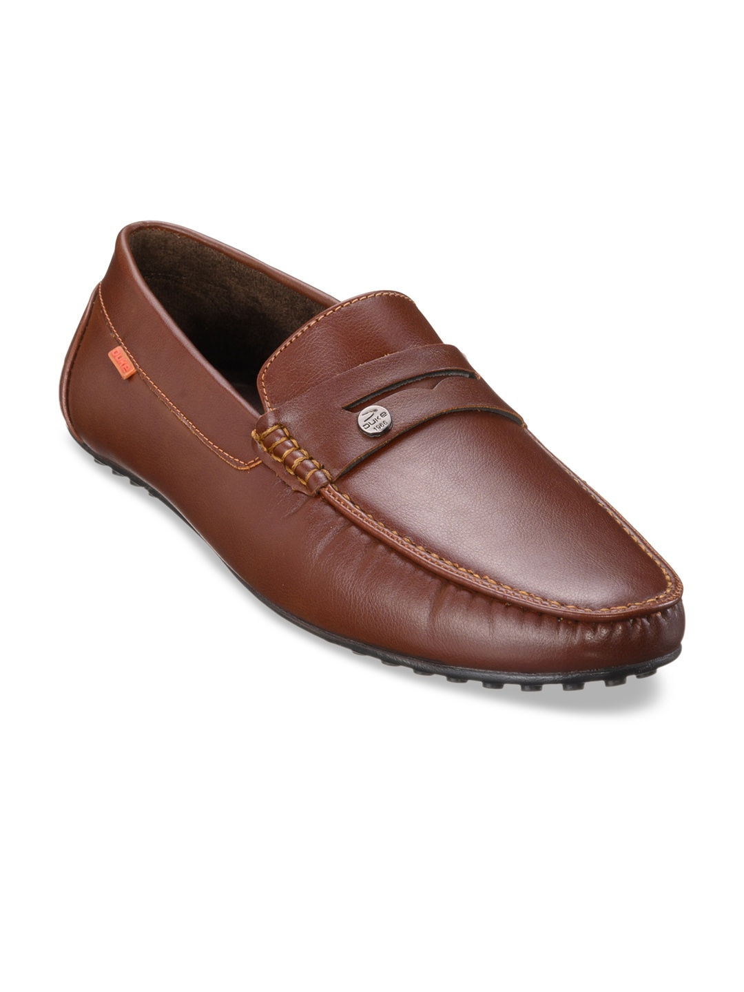 

Duke Men Tan Brown Synthetic Loafers Casual Shoes