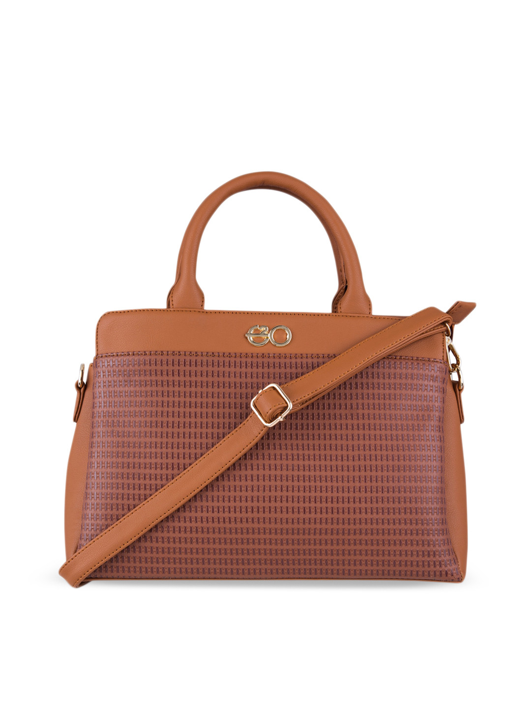 

E2O Khaki Printed Handheld Bag