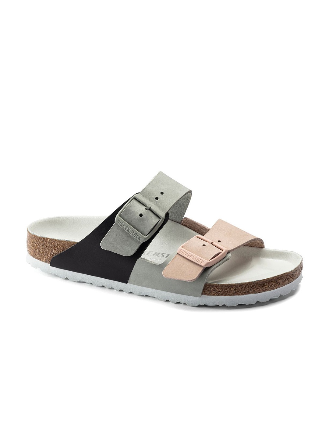 

Birkenstock Women Arizona Split Nubuck Leather Pink Narrow Width Sandals