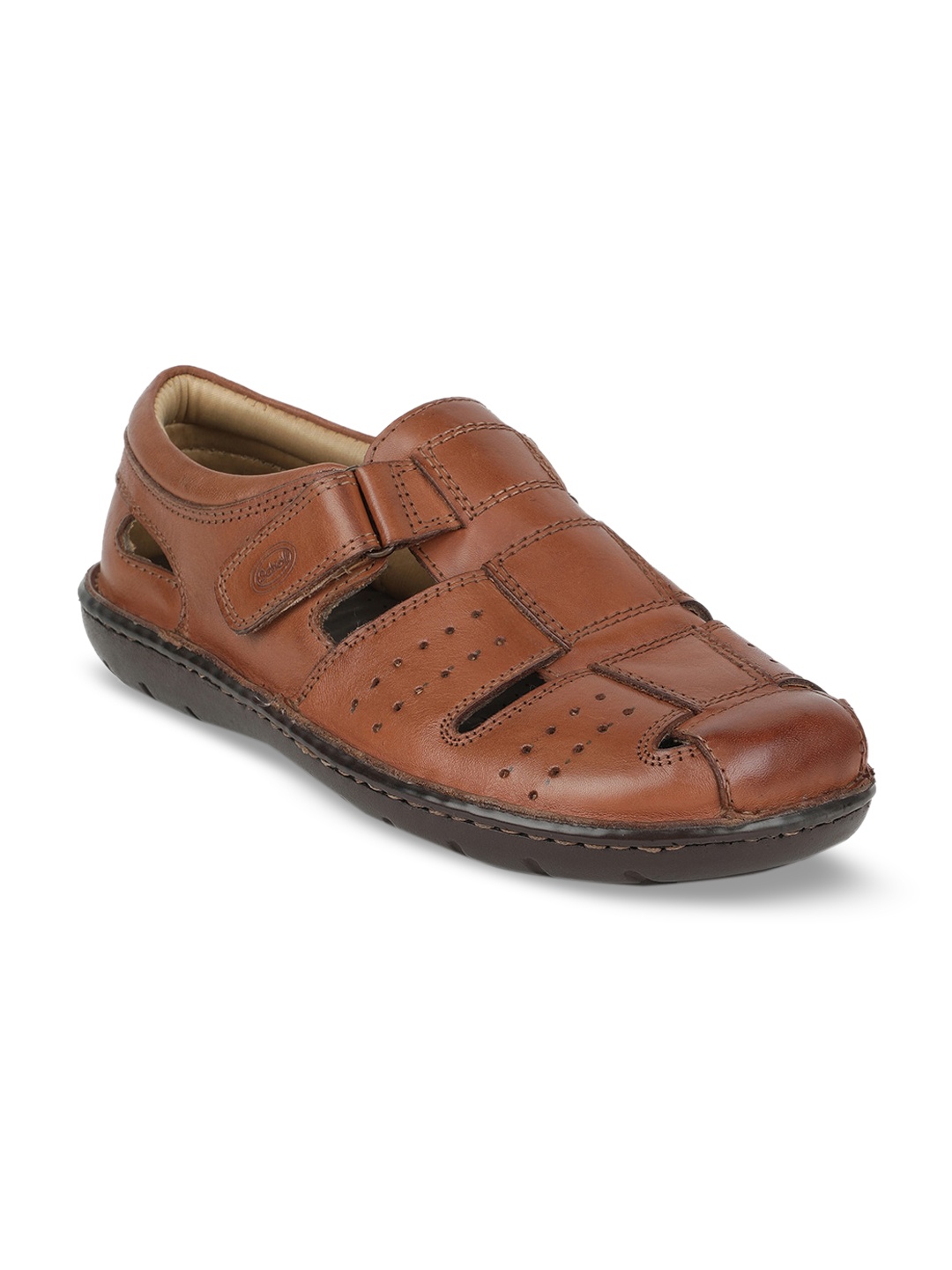 

Scholl Men Tan Shoe-Style Sandals