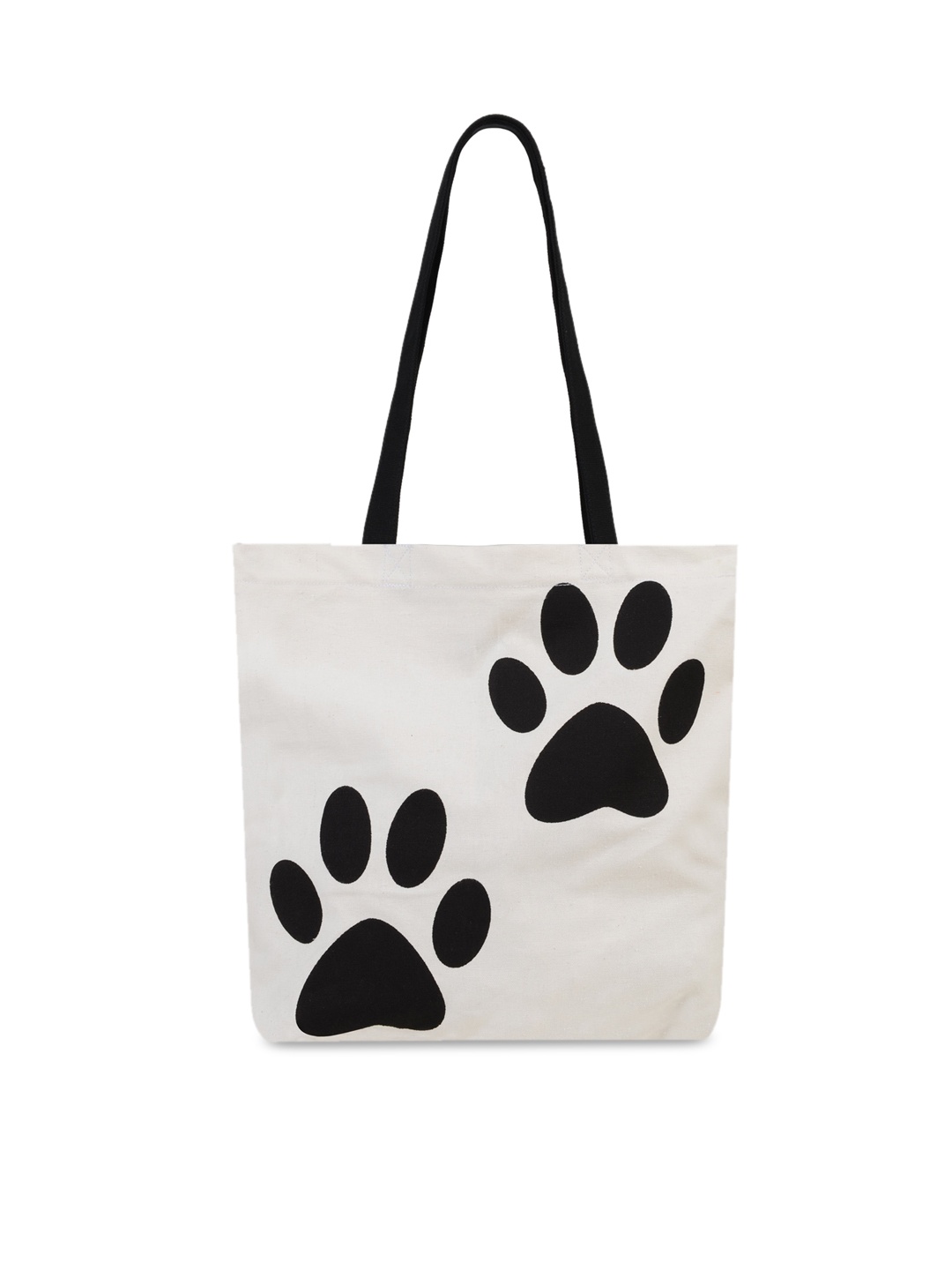 

Vivinkaa White Printed Tote Bag
