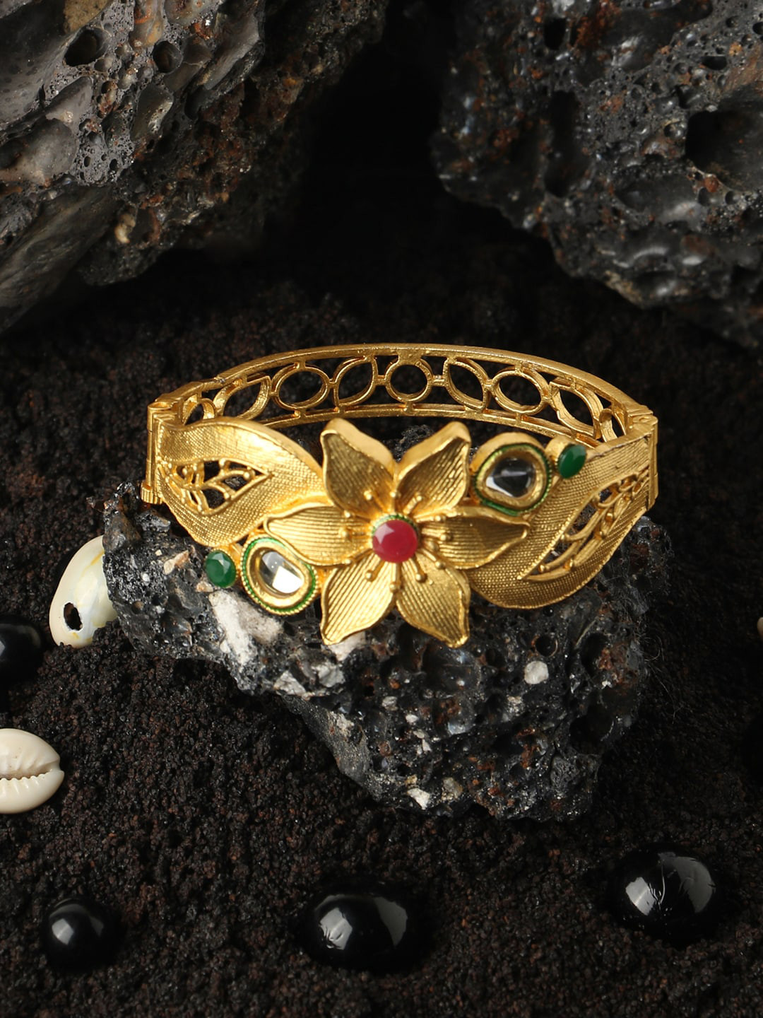 

ANIKAS CREATION Gold-Toned Bracelet