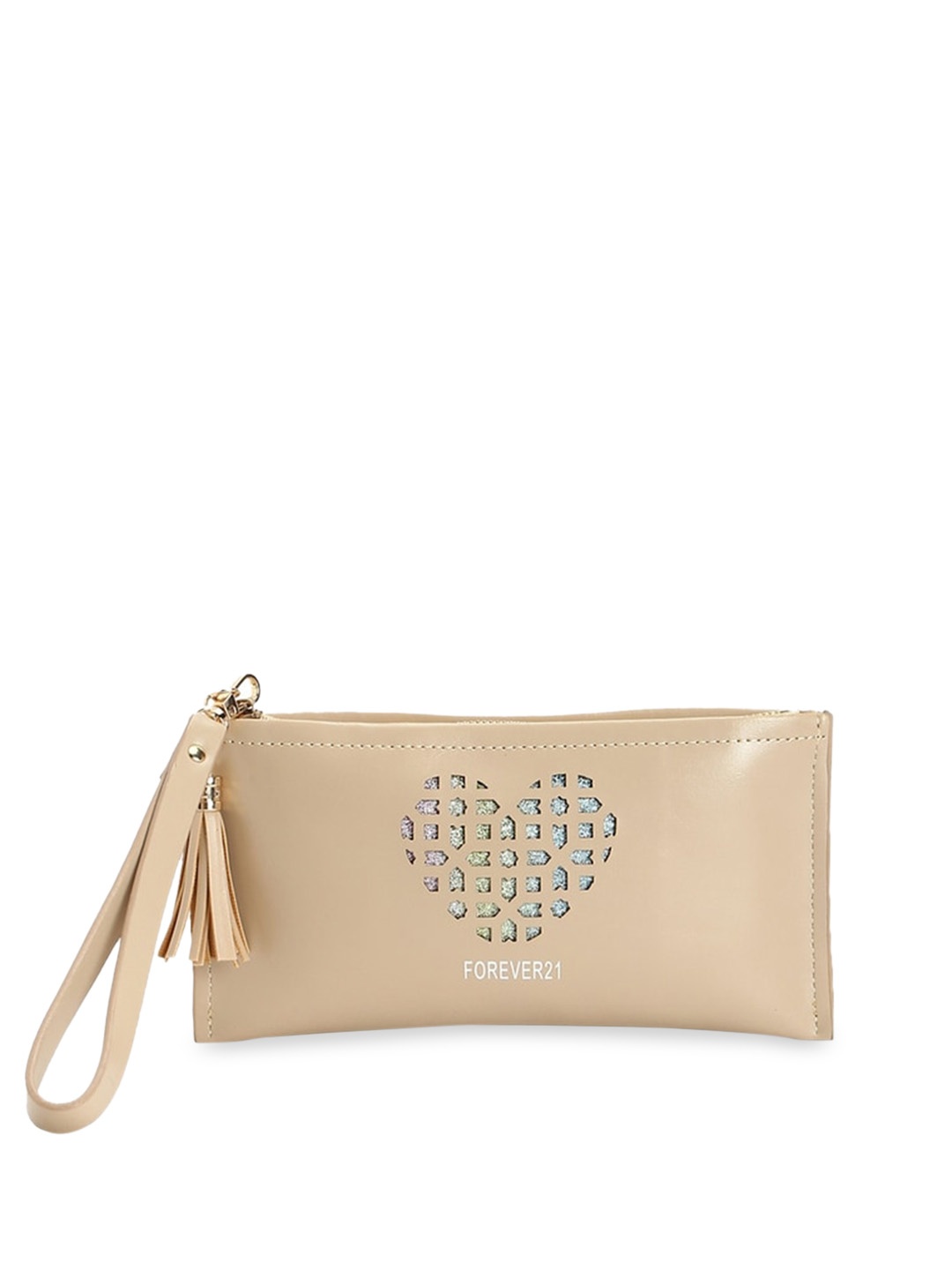 

FOREVER 21 Beige Embellished Sling Bag
